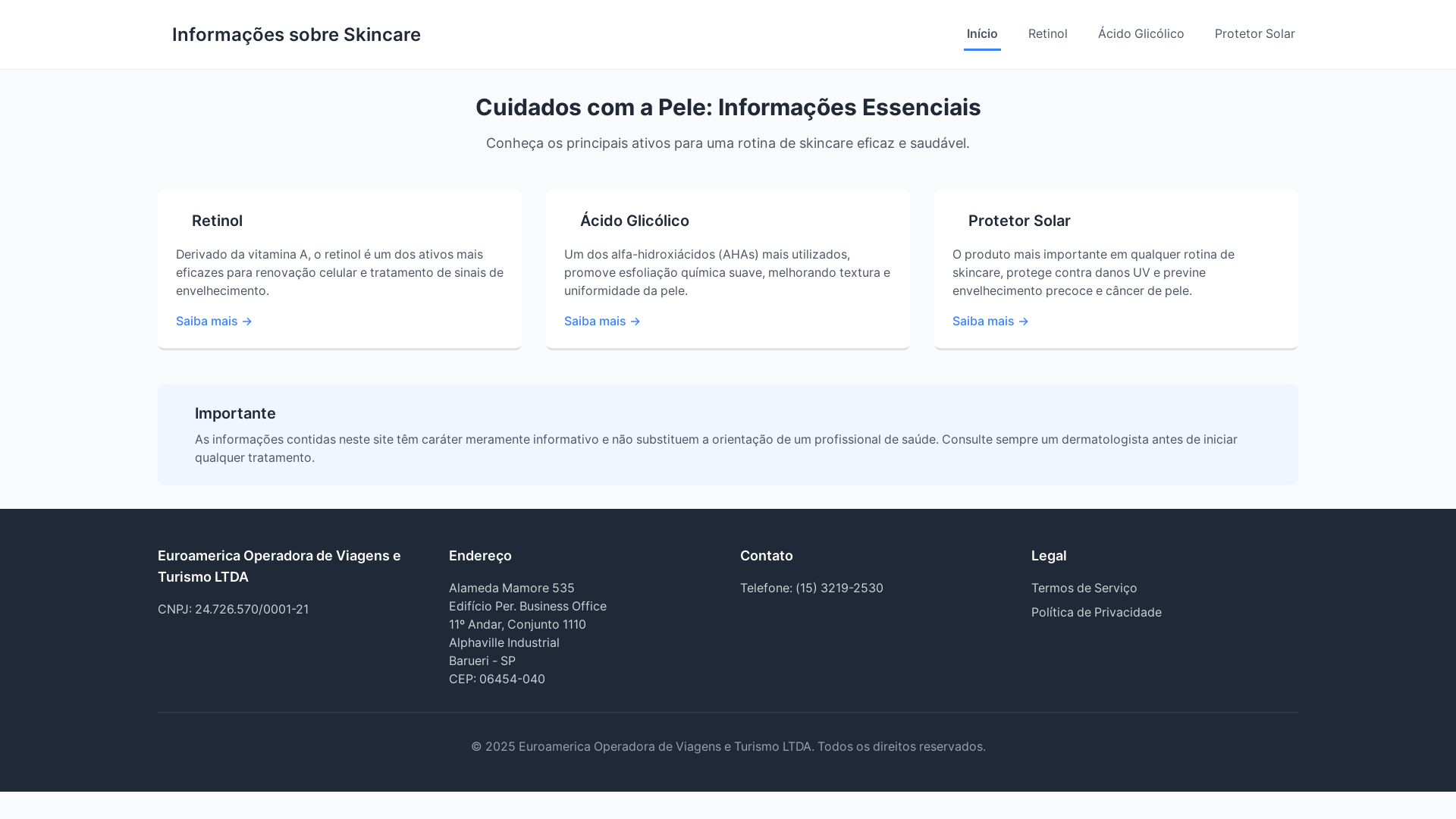 website screenshot of https://creamy-loja.shop/