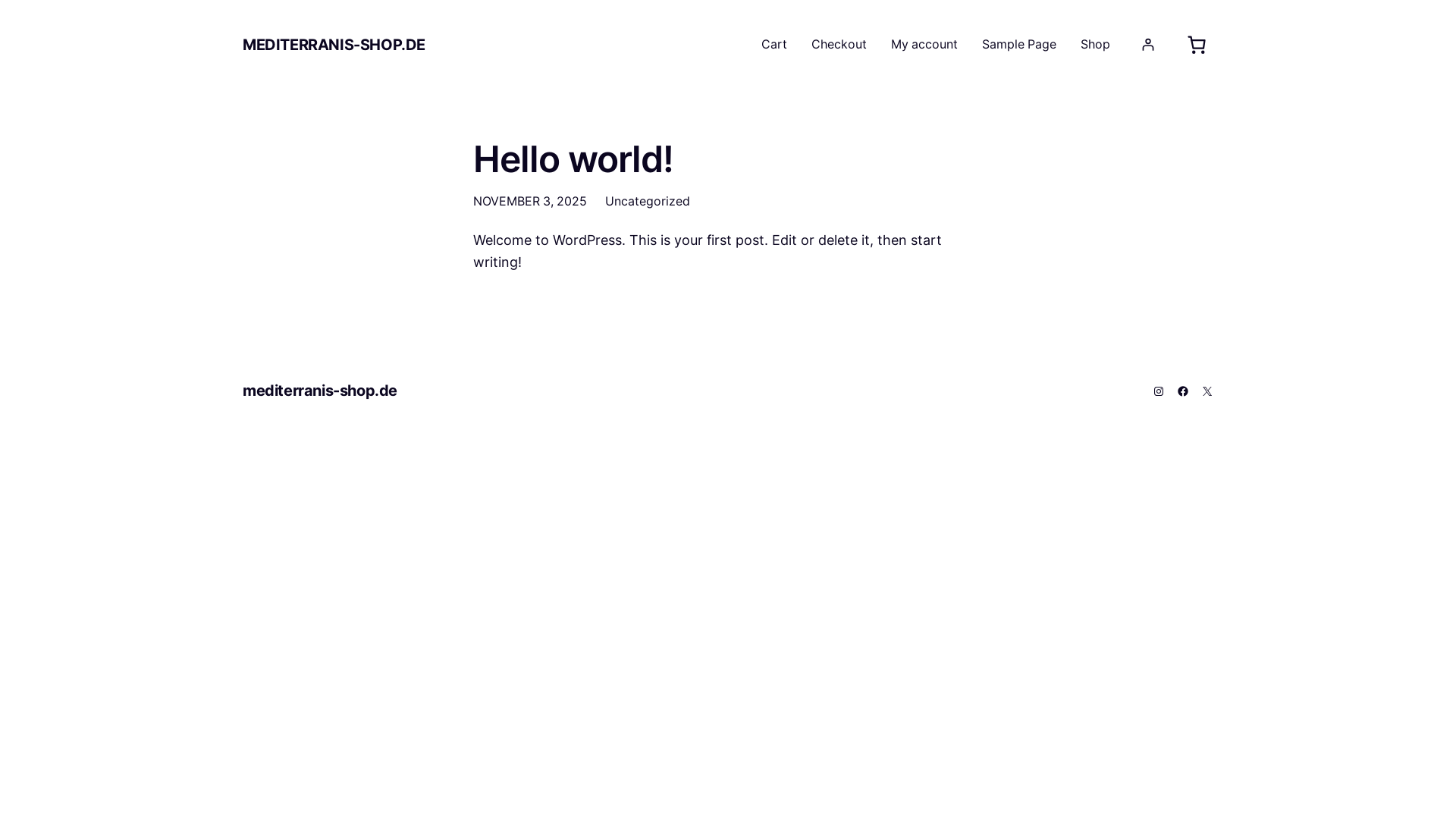 website screenshot of https://mediterranis-shop.com/