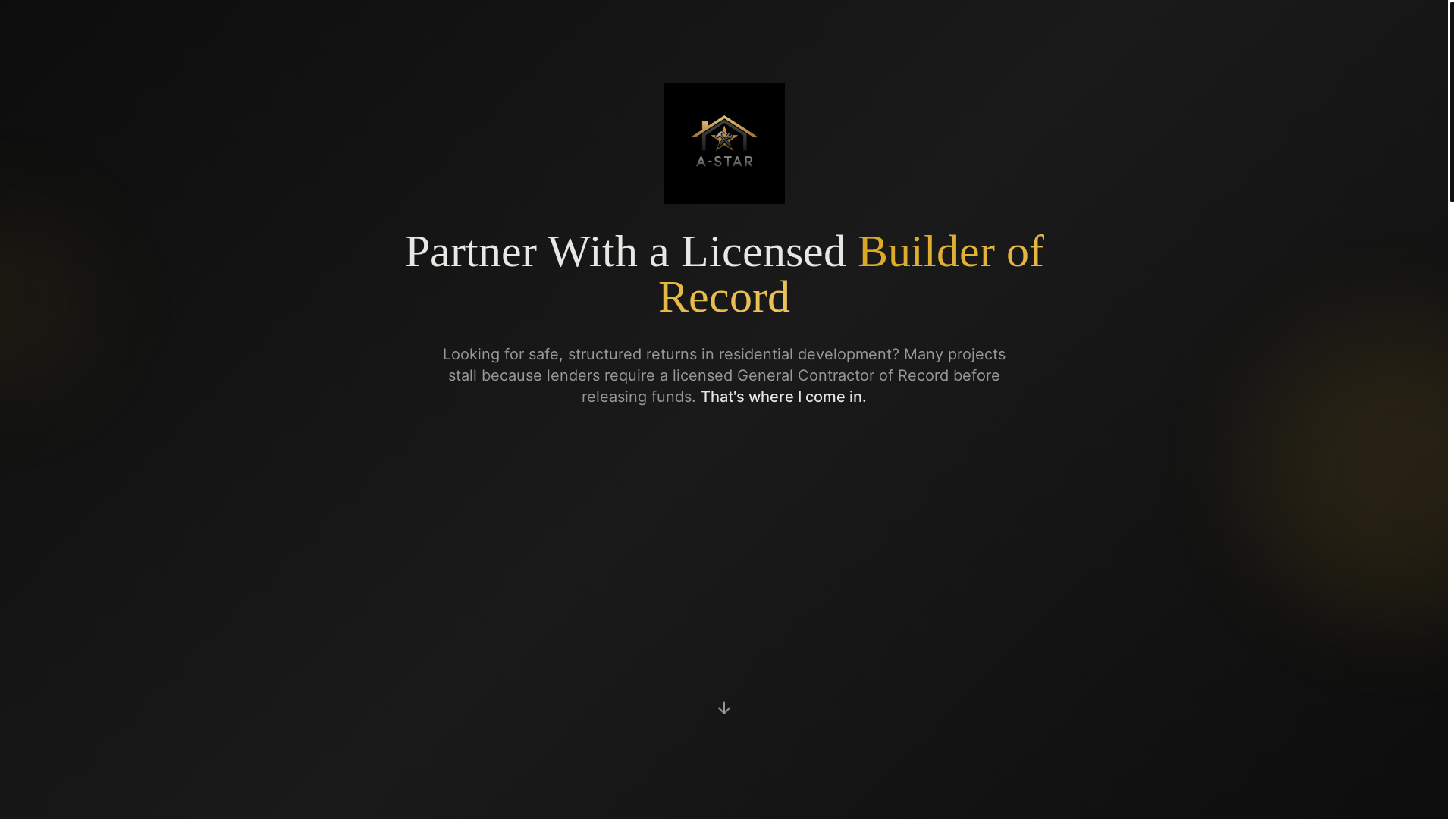 website screenshot of https://homesbyastar.com/