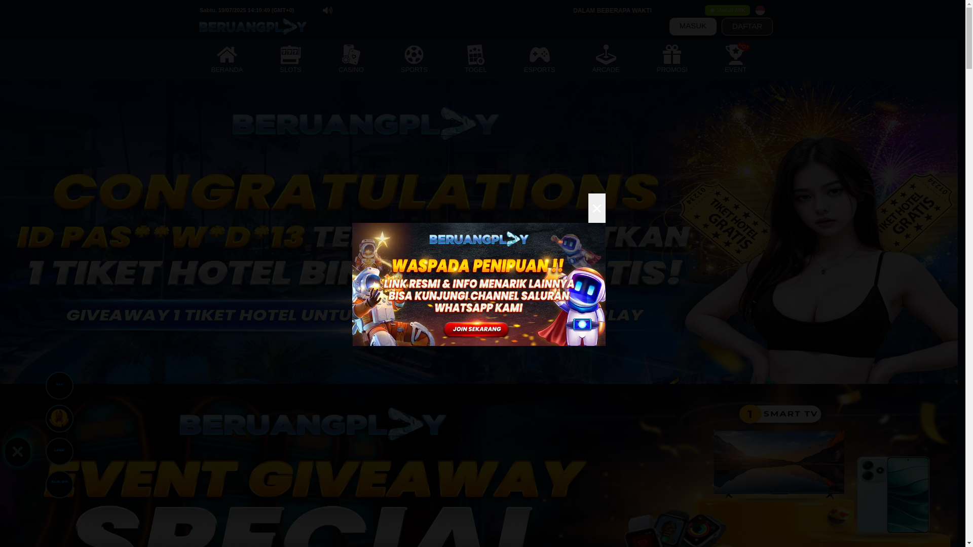 website screenshot of https://beruangplayuk.art/