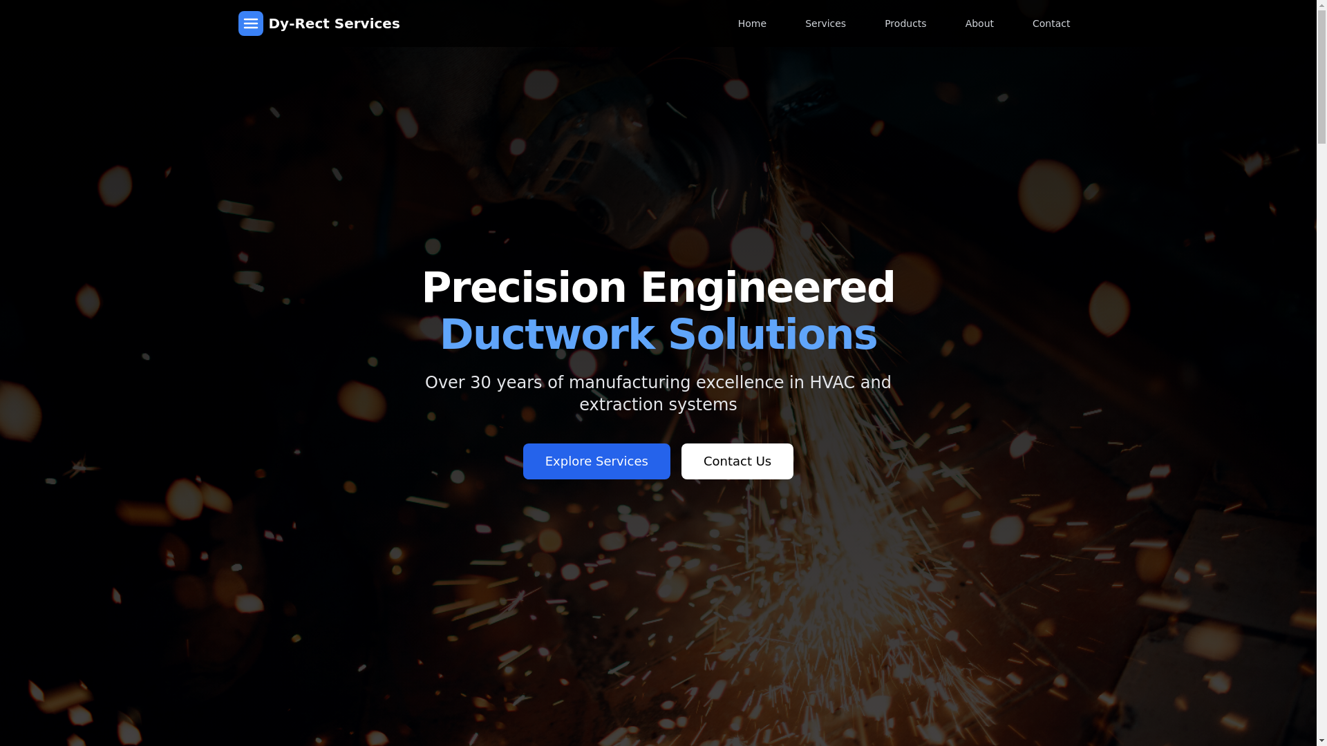 website screenshot of https://dy-rect.com/