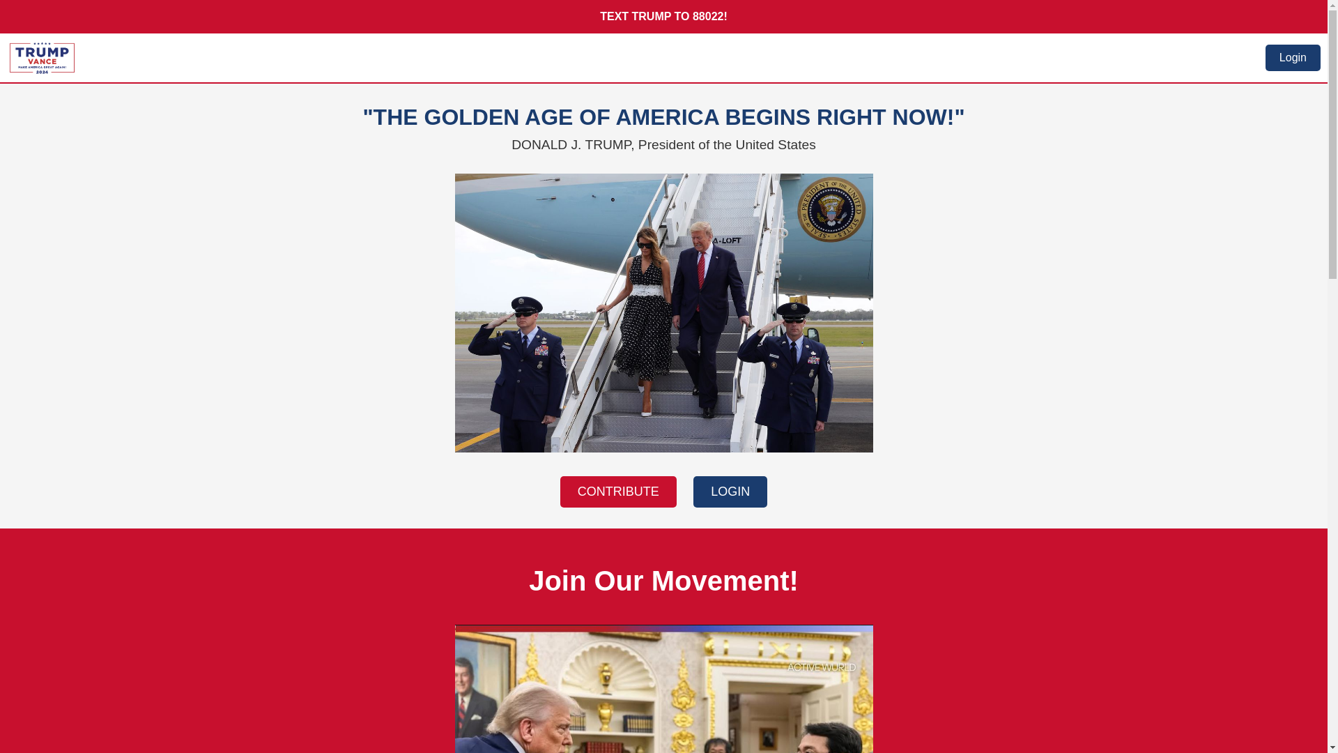 website screenshot of https://donaldtrumpxjapan.us/