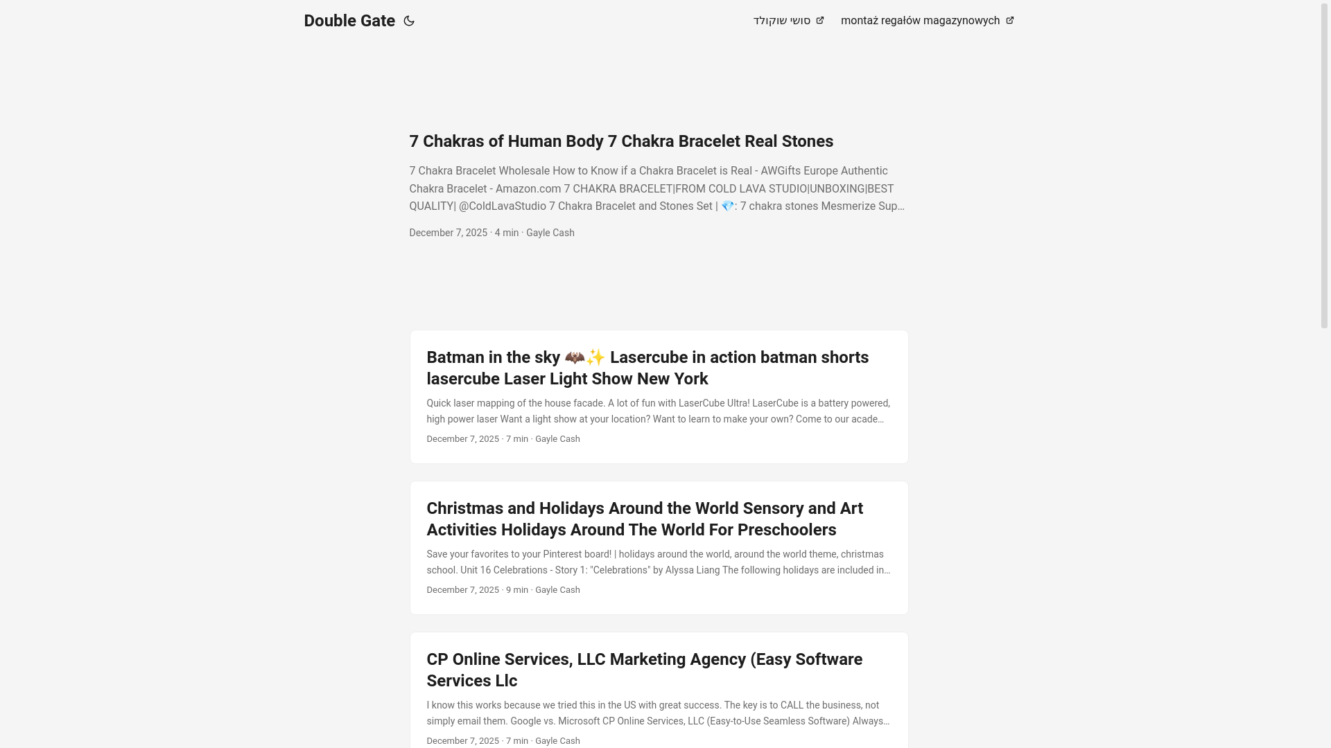 website screenshot of https://doublegate2.pages.dev/