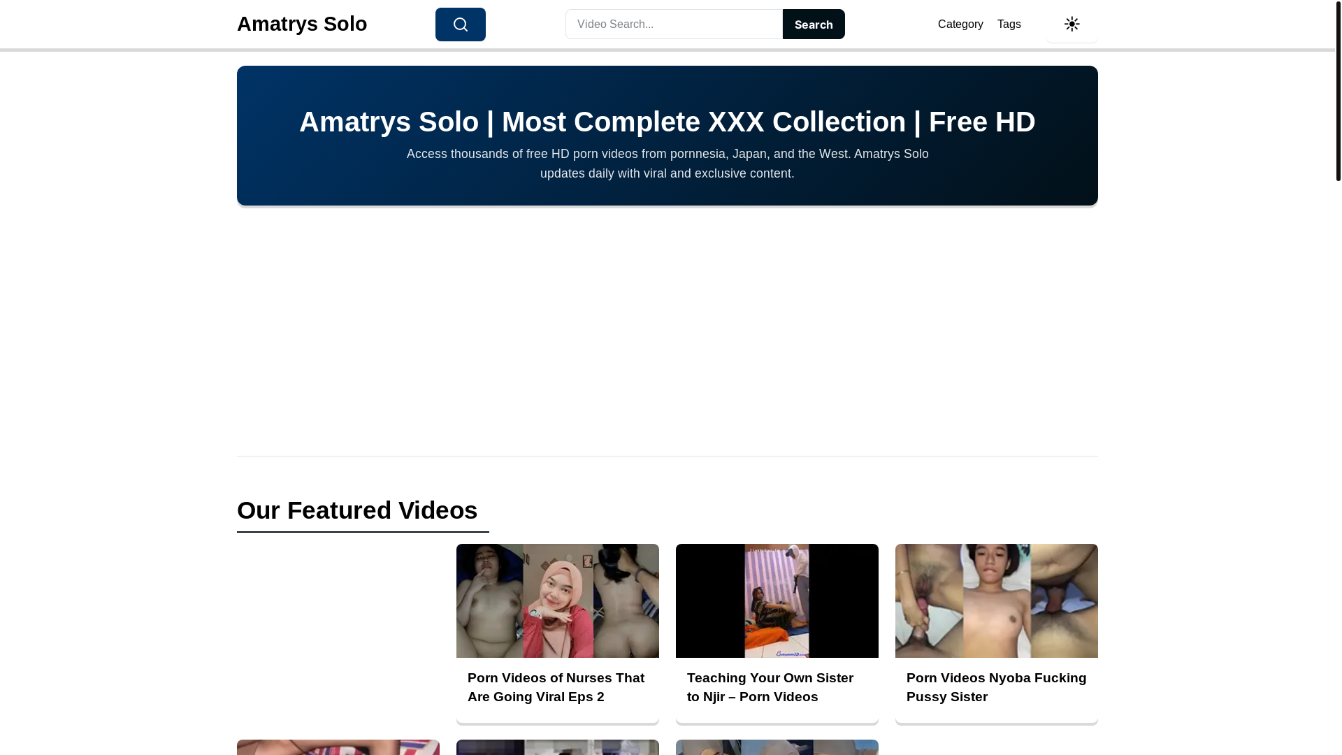 website screenshot of https://amatryssolo.pages.dev/