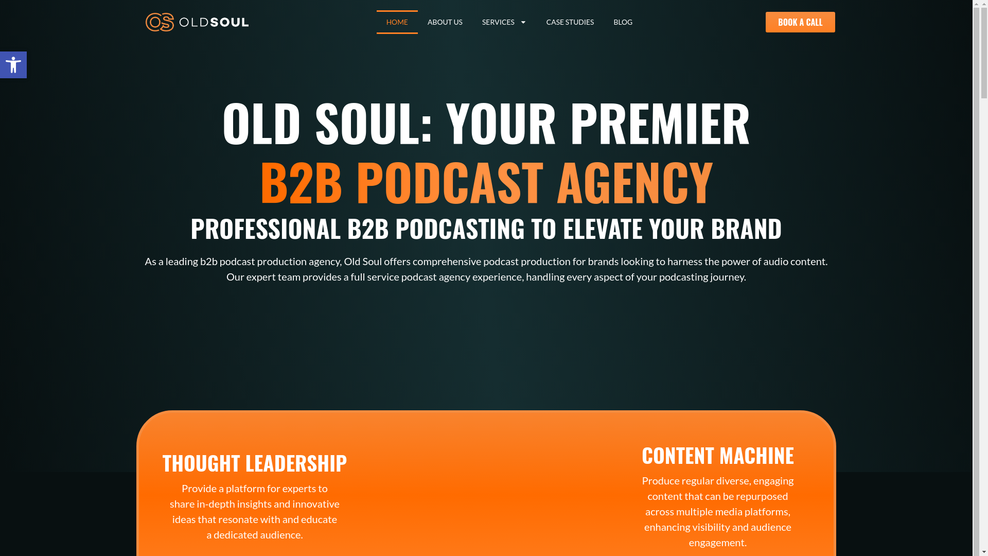 website screenshot of https://oldsoulpodcaststeam.com/