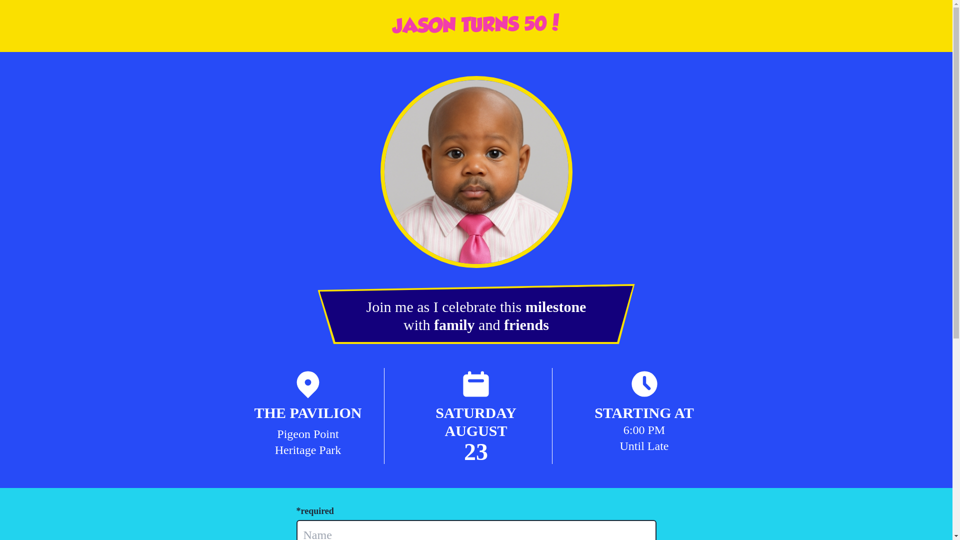 website screenshot of https://jason-bday-2025.pages.dev/