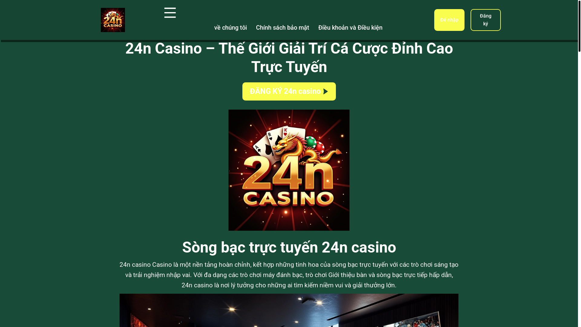 website screenshot of https://24n-casino.vip/
