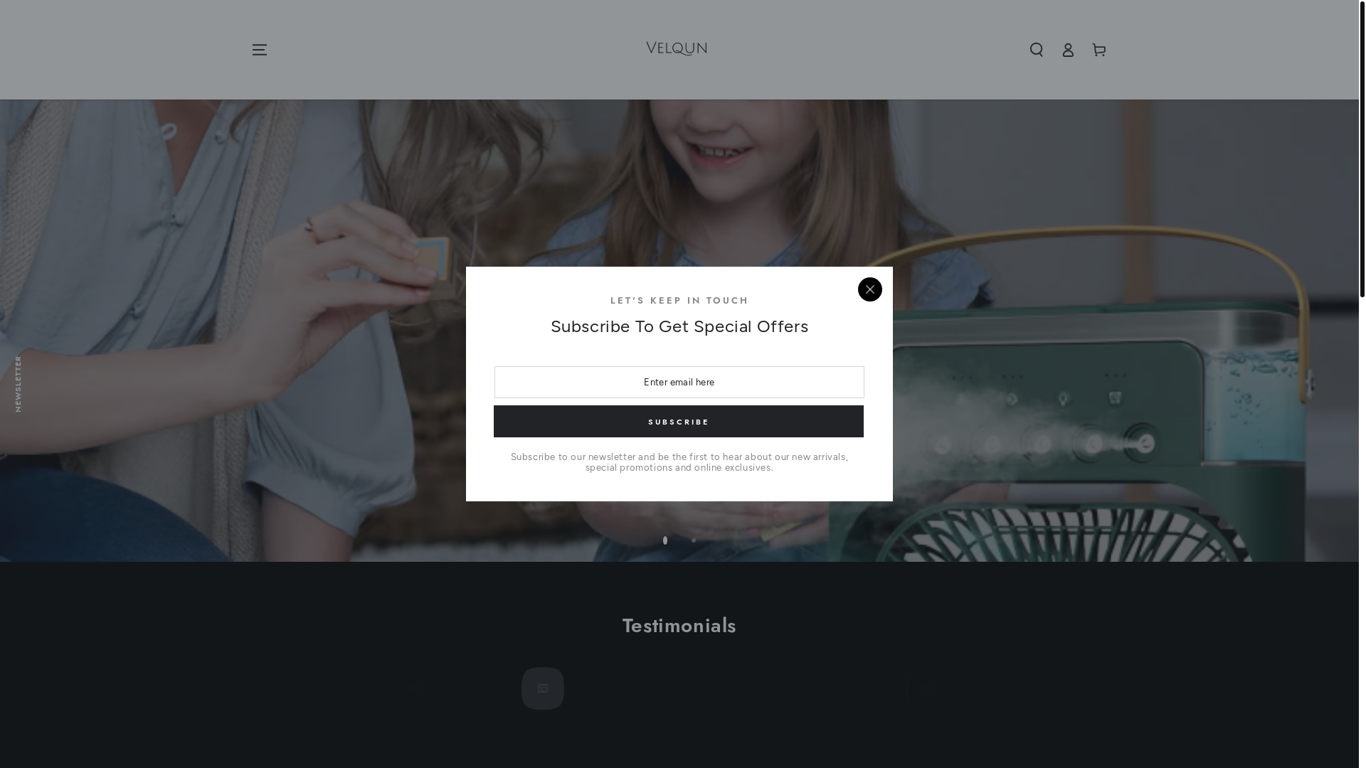 website screenshot of https://velqun.com/