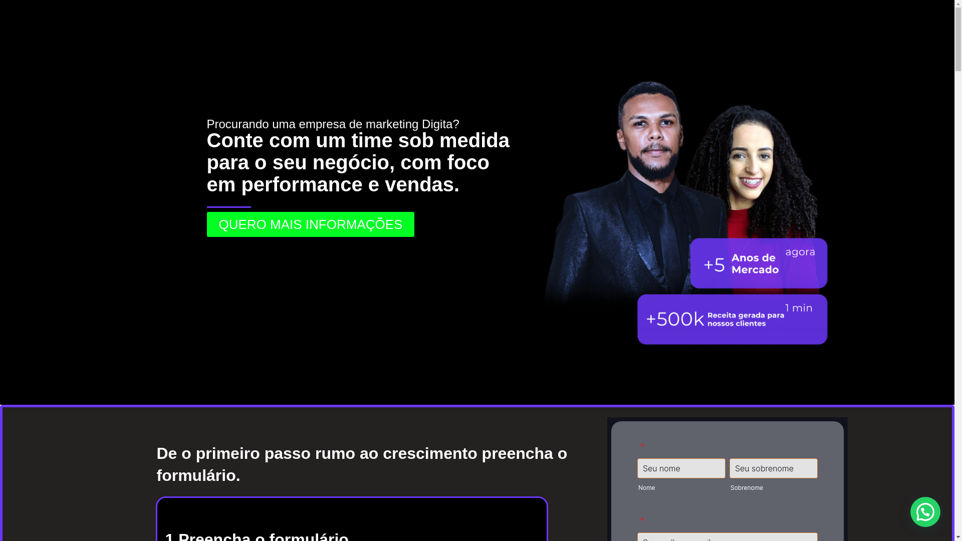 website screenshot of https://agenciauperal.com.br/