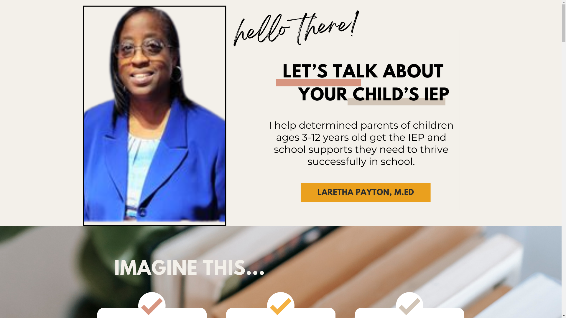 website screenshot of https://iepcoachpayton.com/