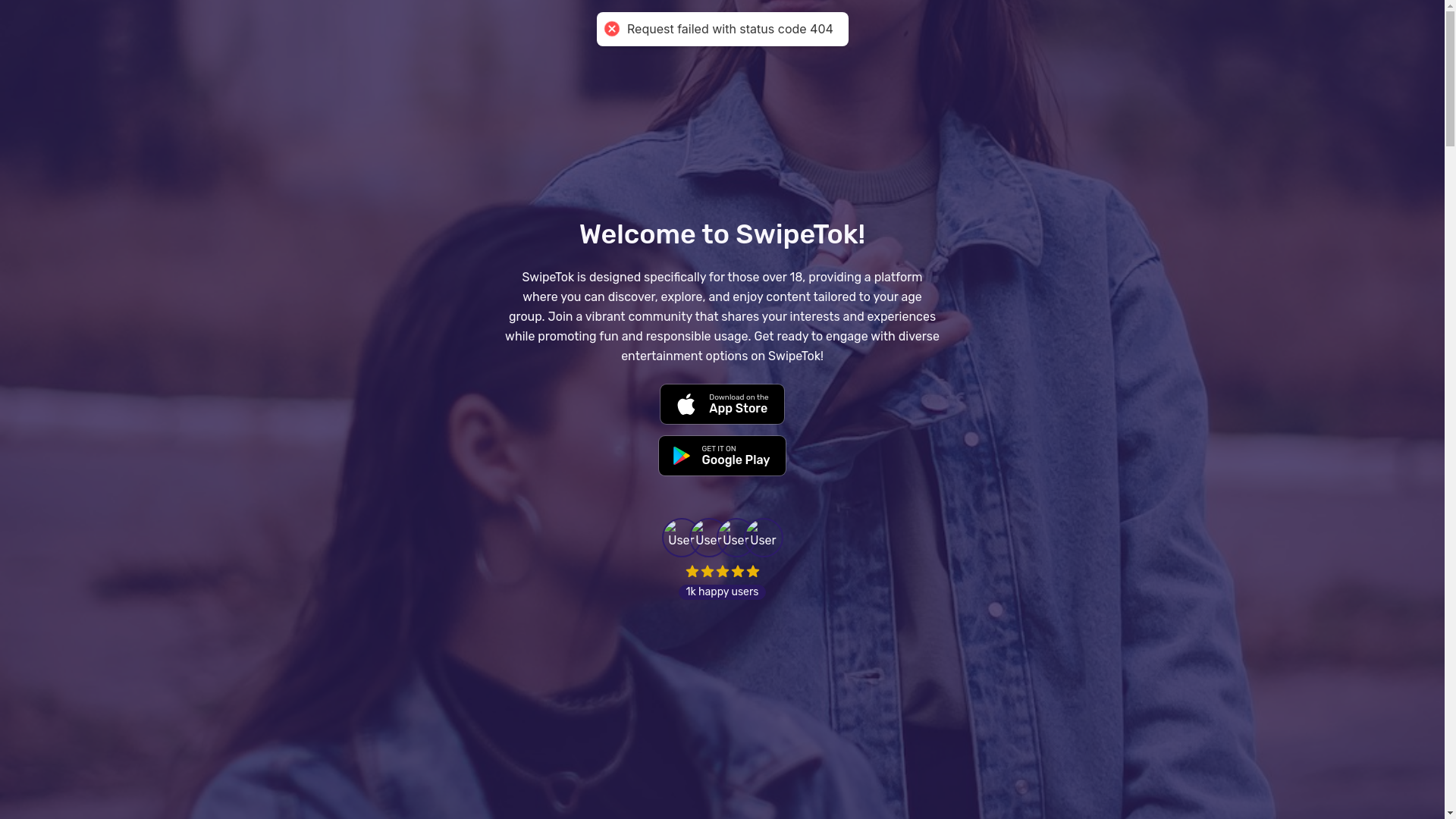 website screenshot of https://mytiktok18.live/