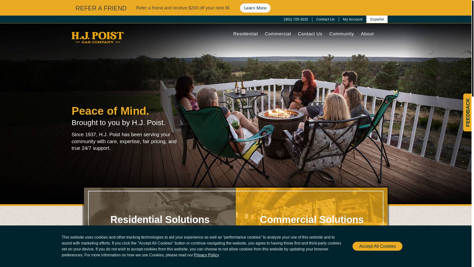 website screenshot of https://poistpropane.info/