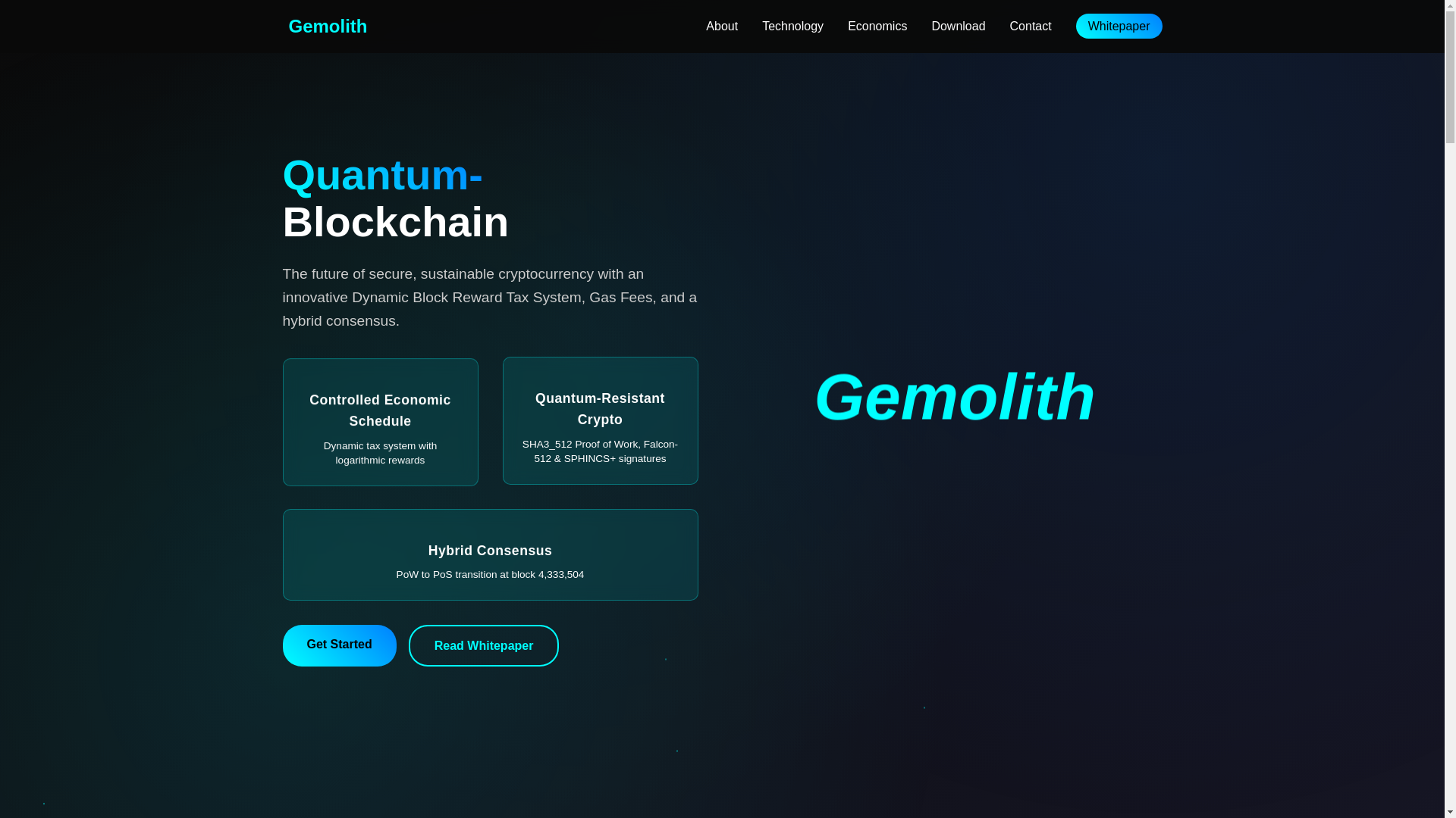website screenshot of https://gemolithsite.pages.dev/