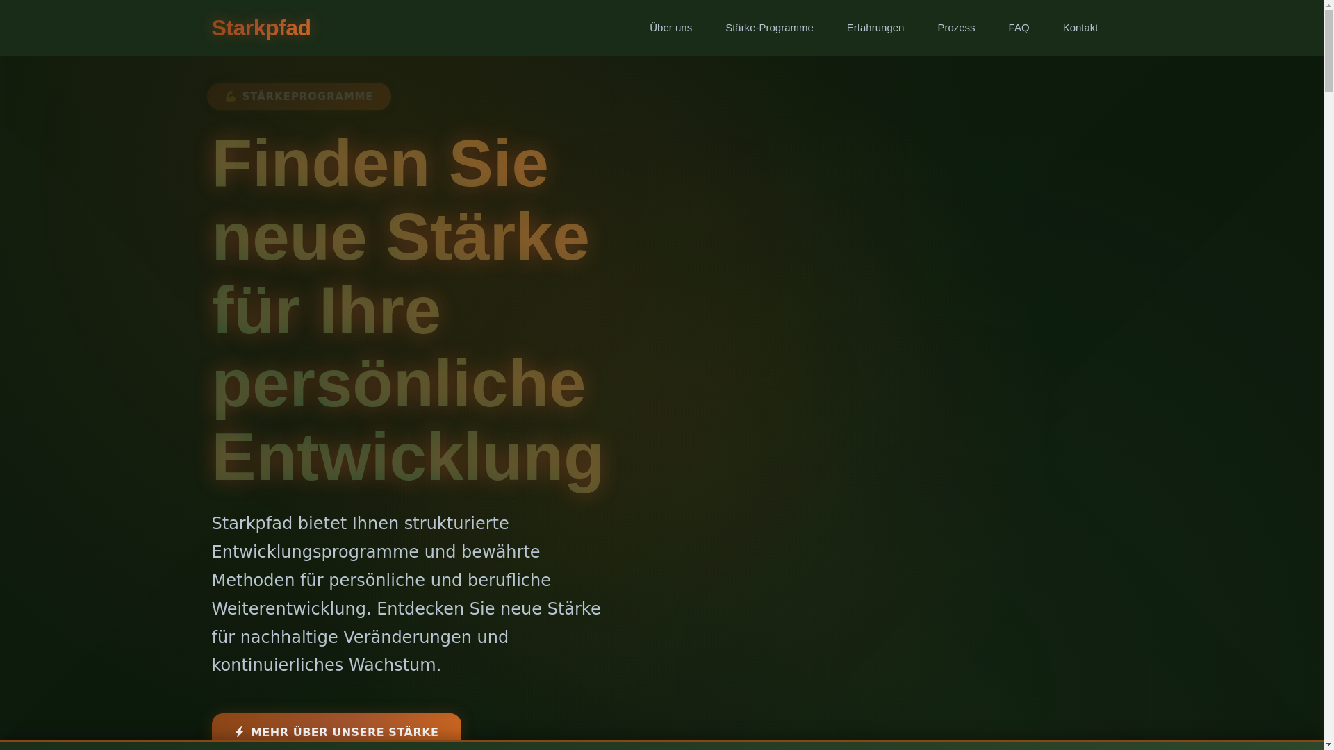 website screenshot of https://starkpfad.ink/