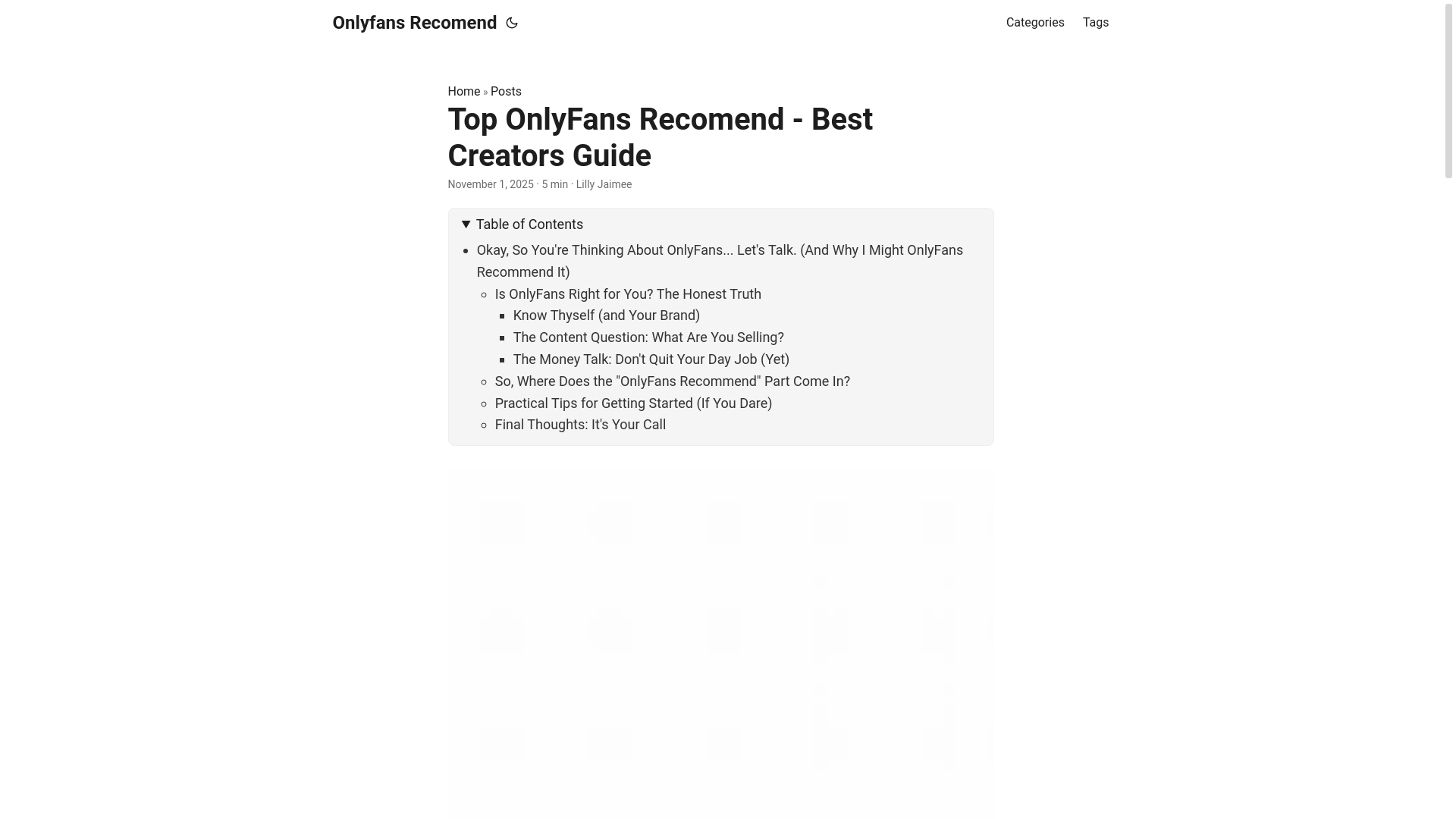 website screenshot of https://onlyfans-recomend.pages.dev/