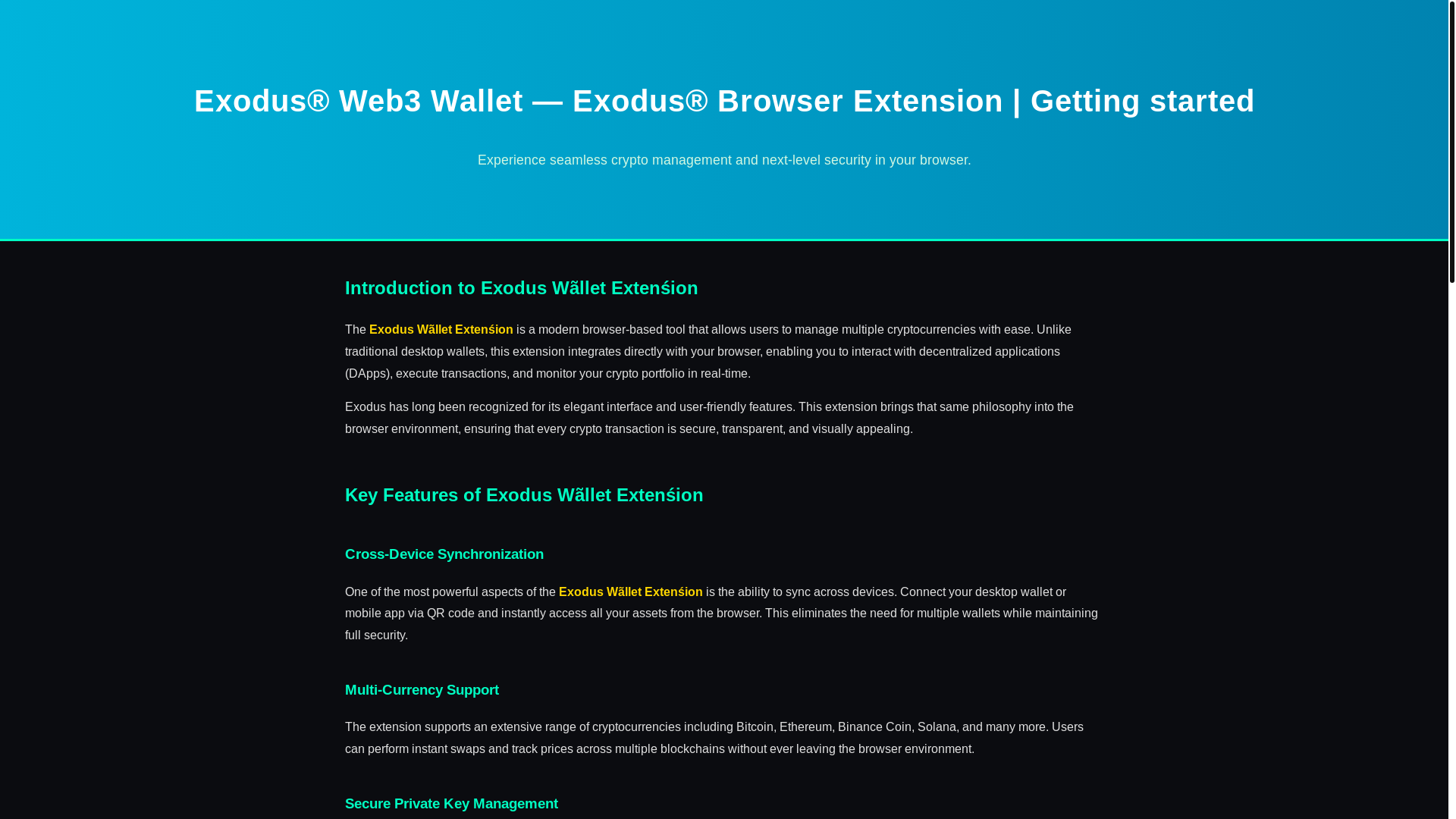 website screenshot of https://exooduss-docsweb.pages.dev/