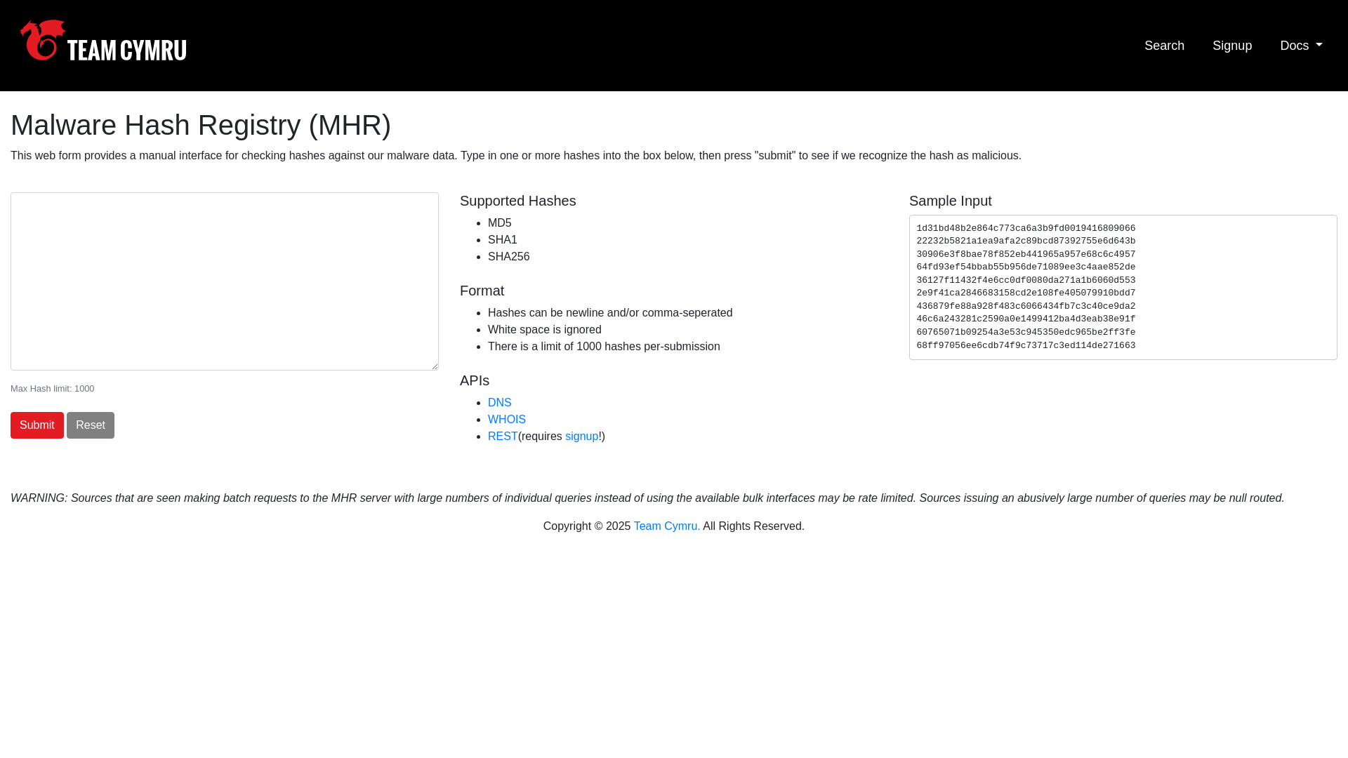 website screenshot of https://hash.cymru.com/