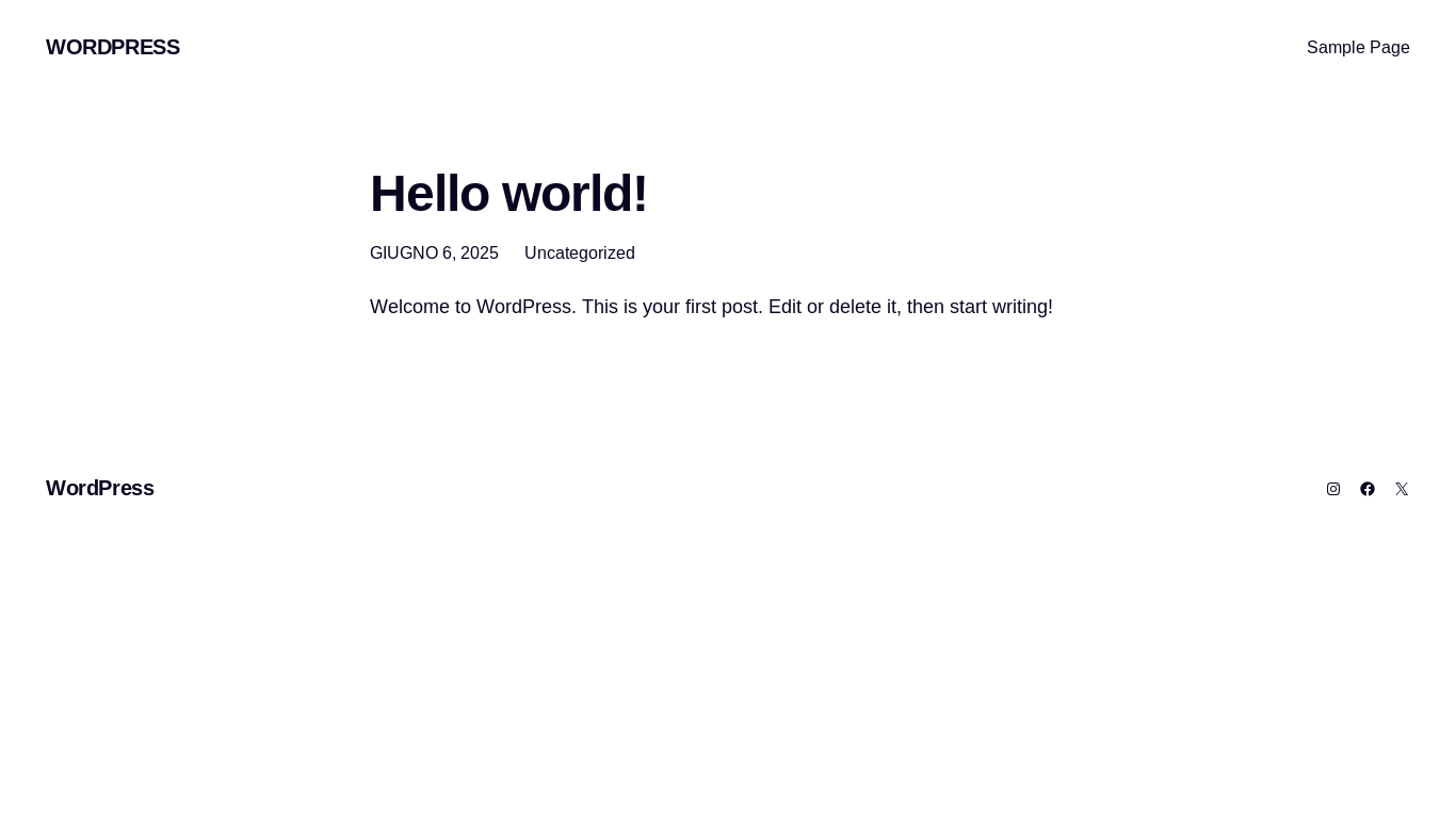 website screenshot of https://verdeintegrato.it/