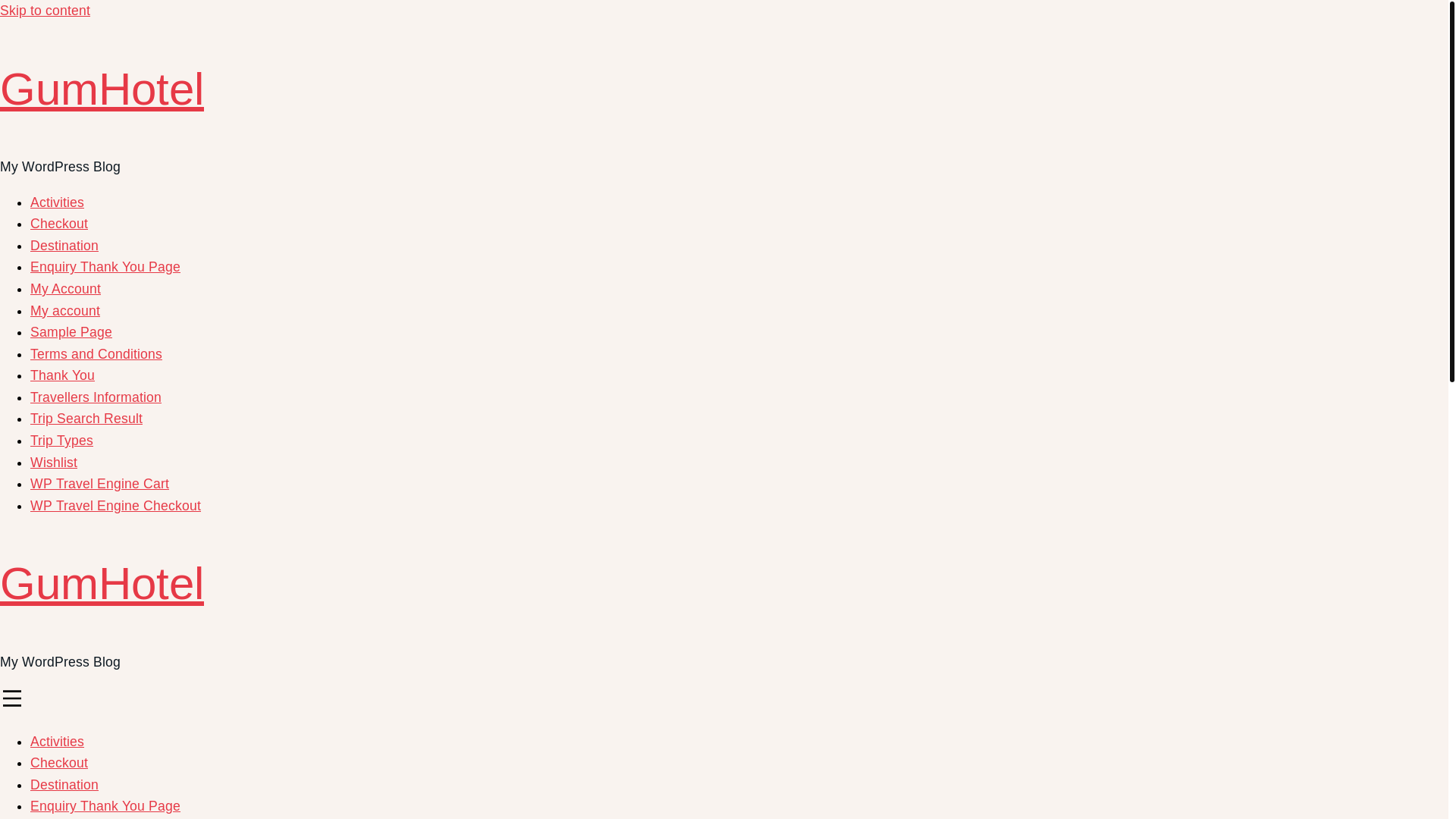 website screenshot of https://gumhotel.pl/