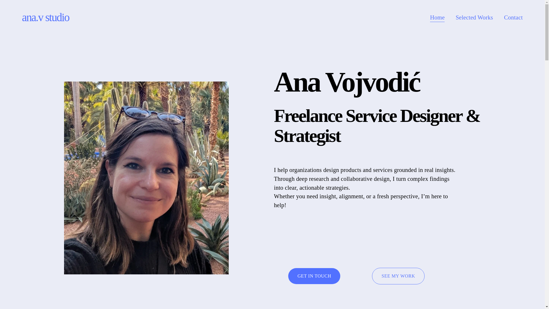 website screenshot of https://anavstudio.com/