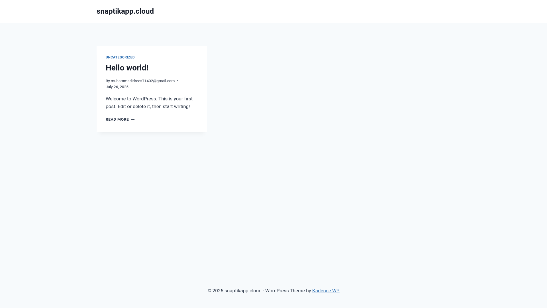 website screenshot of https://snaptikapp.cloud/