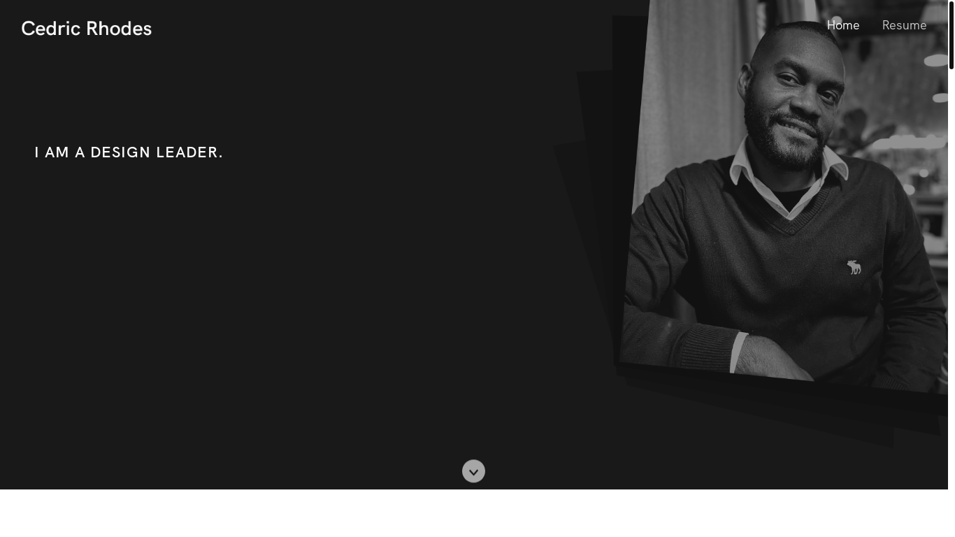 website screenshot of https://cedricuxd.com/