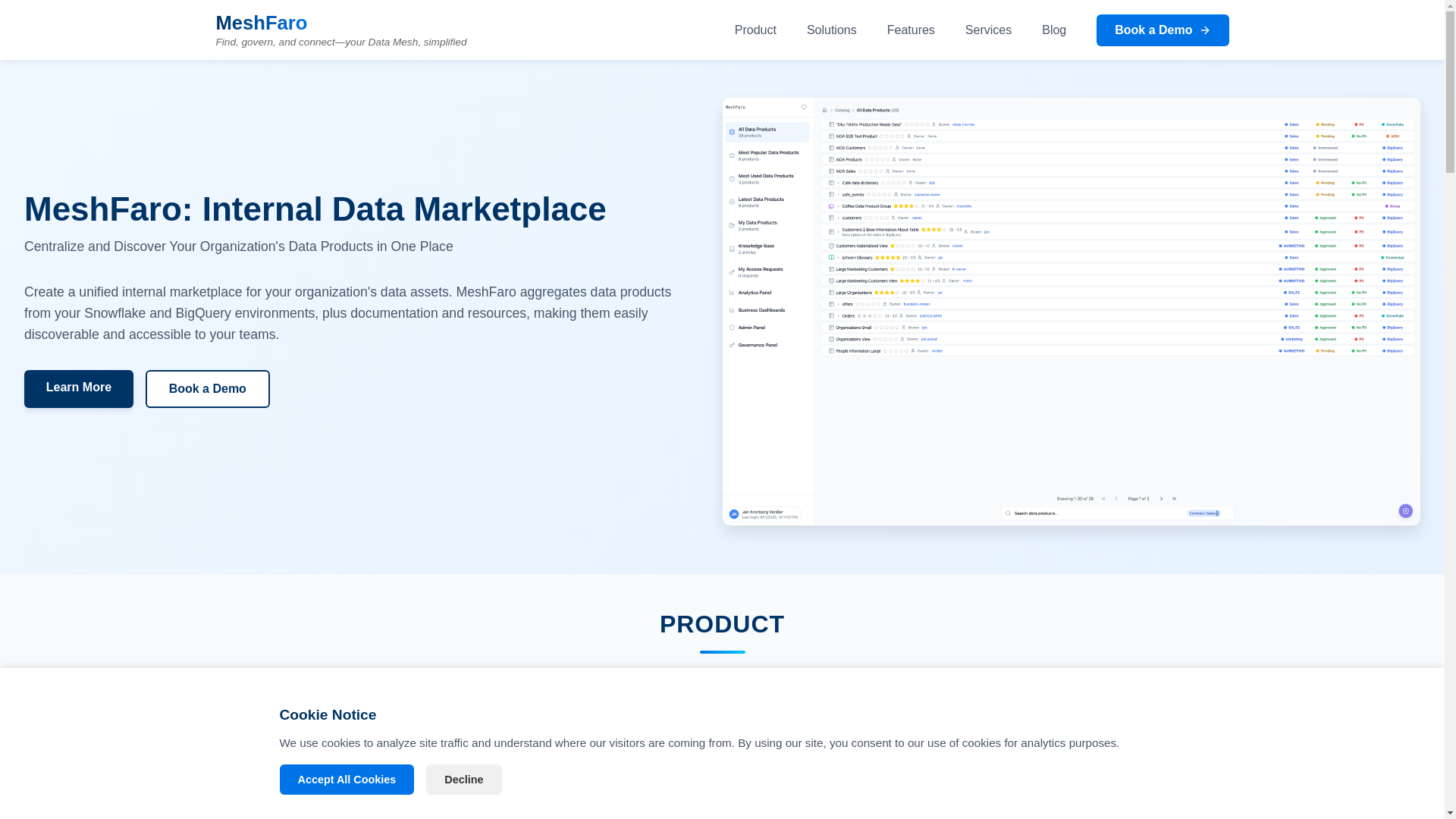 website screenshot of https://mesh-ai-homepage.pages.dev/