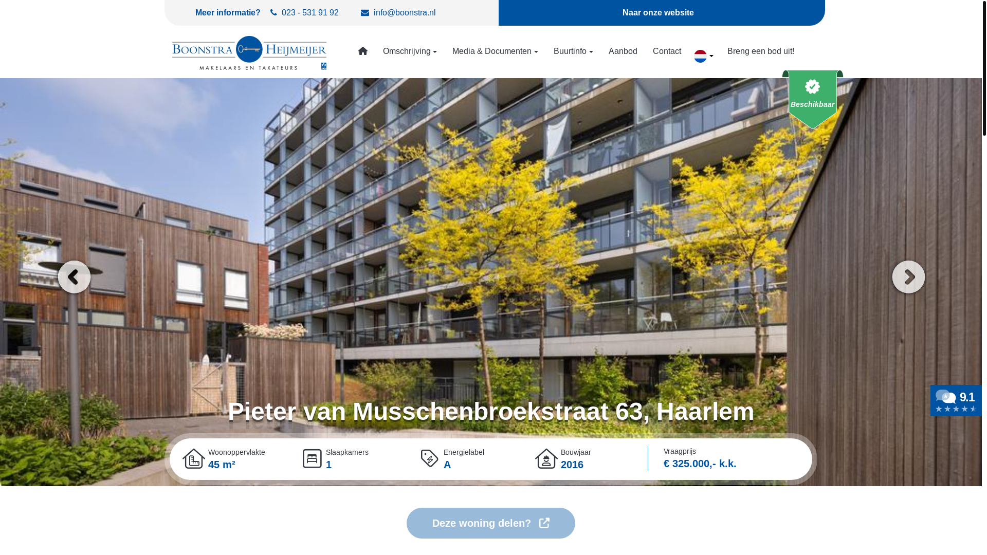 website screenshot of https://pietervanmusschenbroekstraat63.nl/