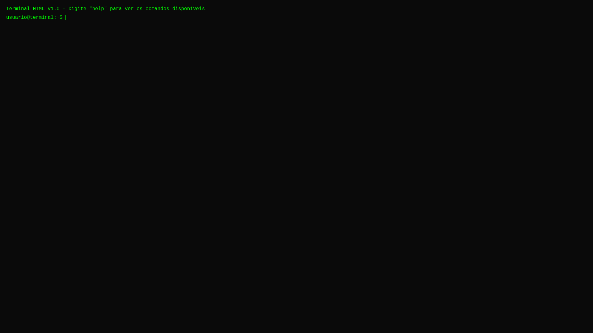 website screenshot of https://terminaldecomando.pages.dev/