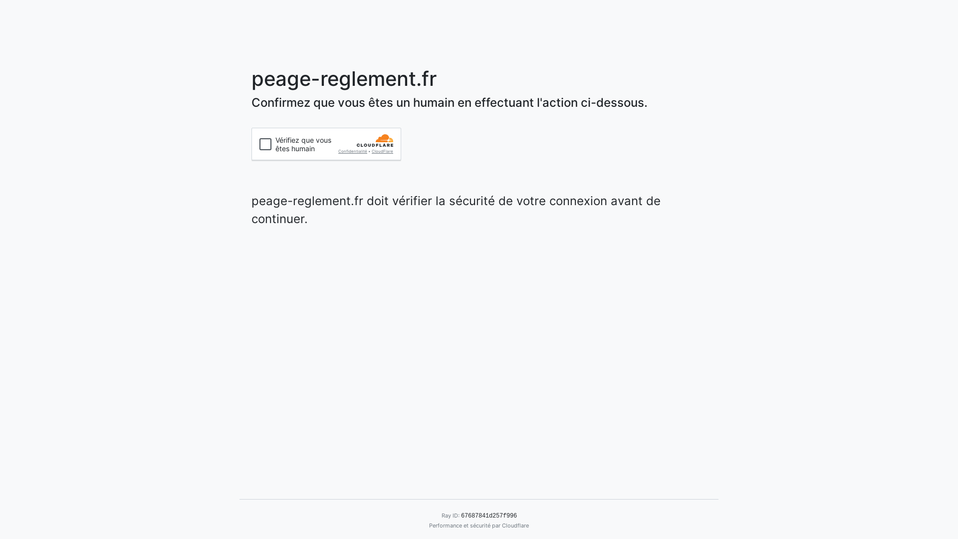 website screenshot of https://peage-reglement.fr/