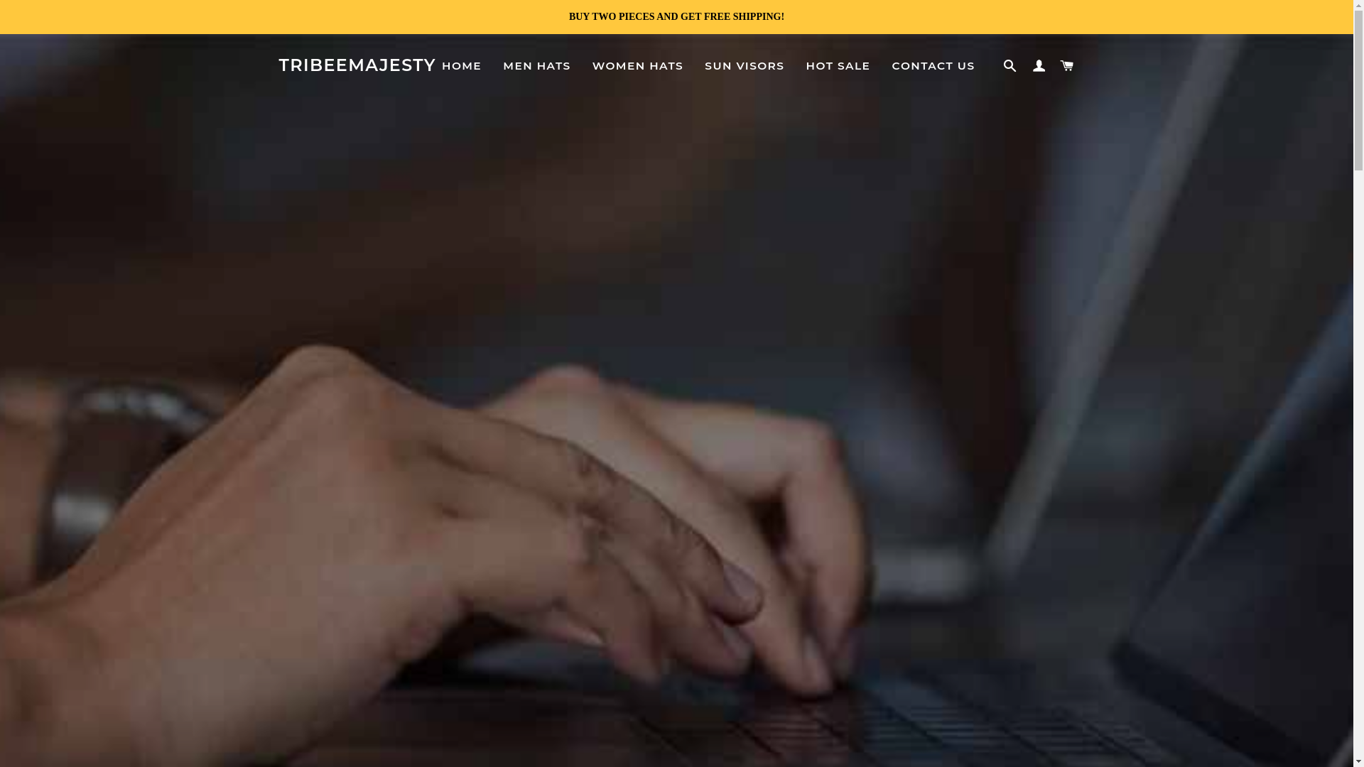 website screenshot of https://tribeemajesty.shop/