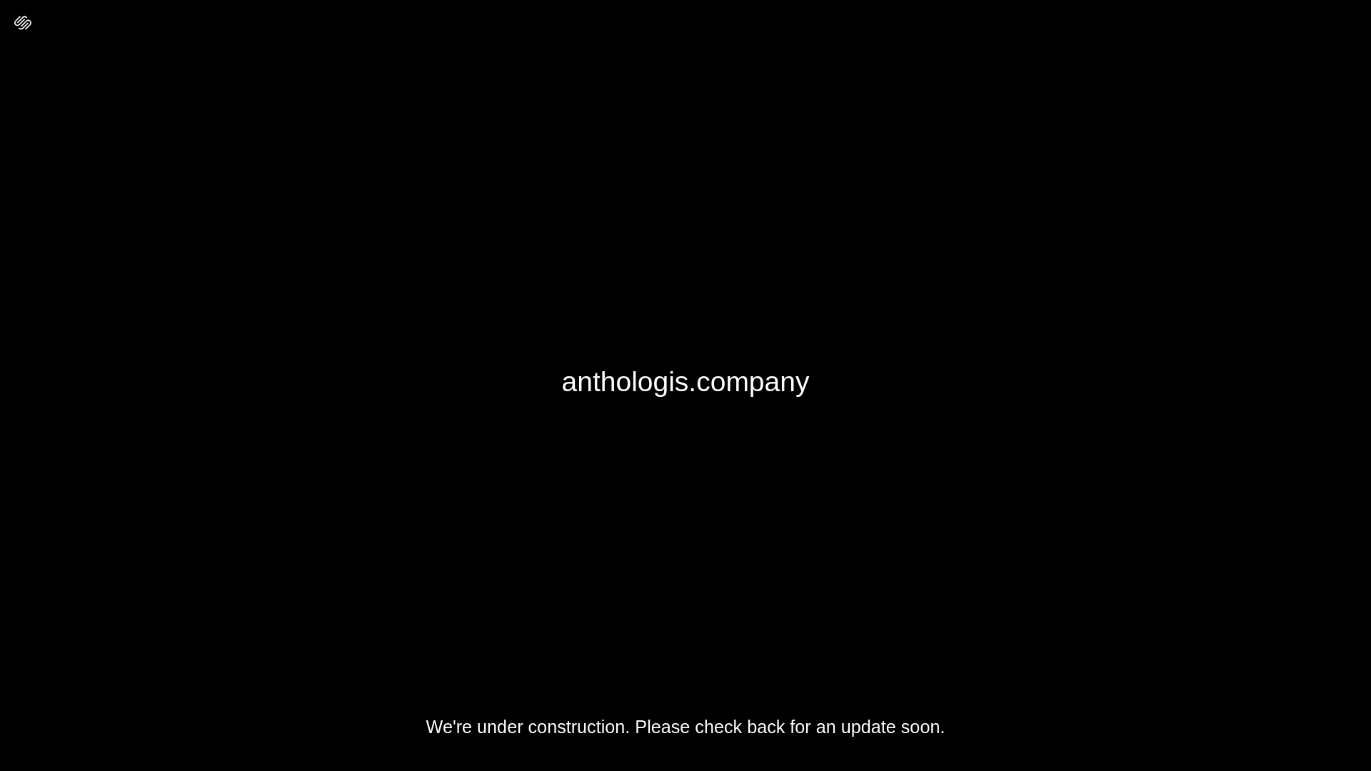 website screenshot of https://anthologis.company/