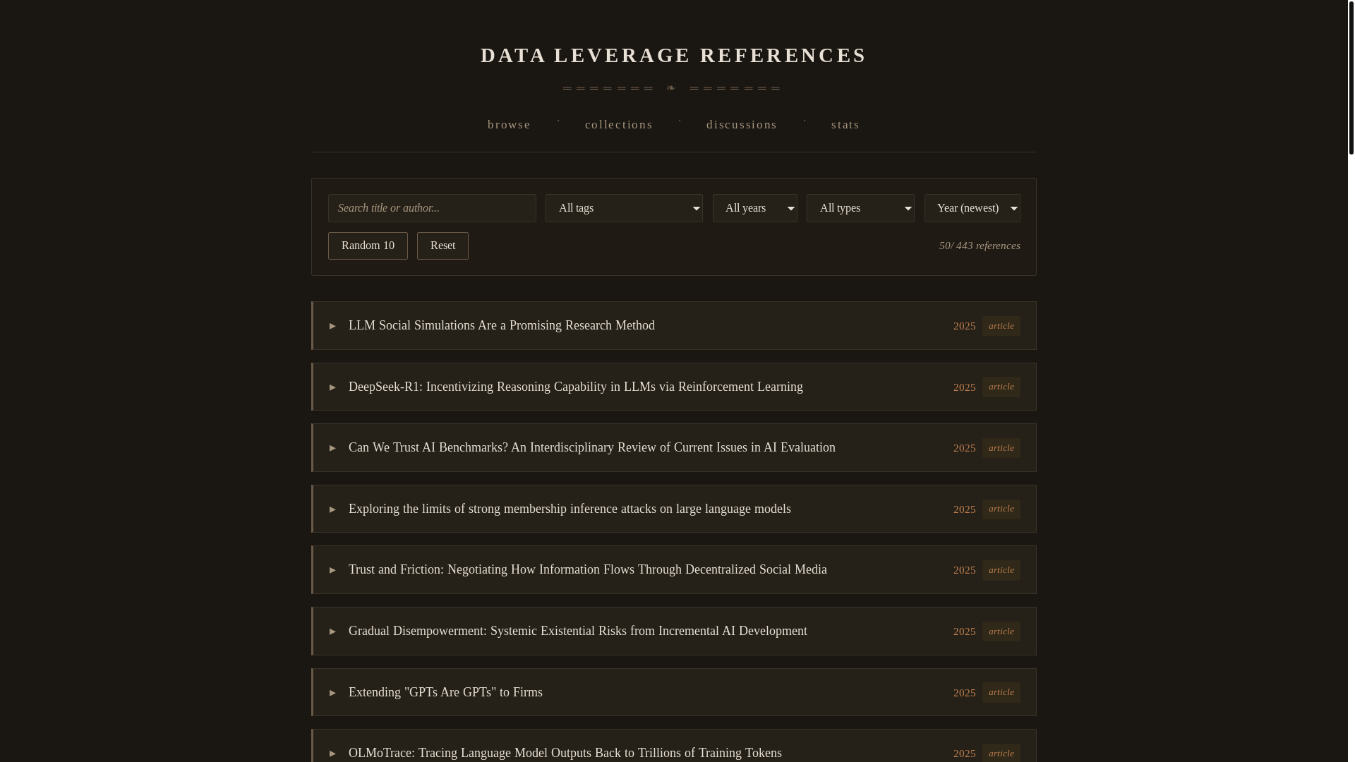 website screenshot of https://shared-references.pages.dev/