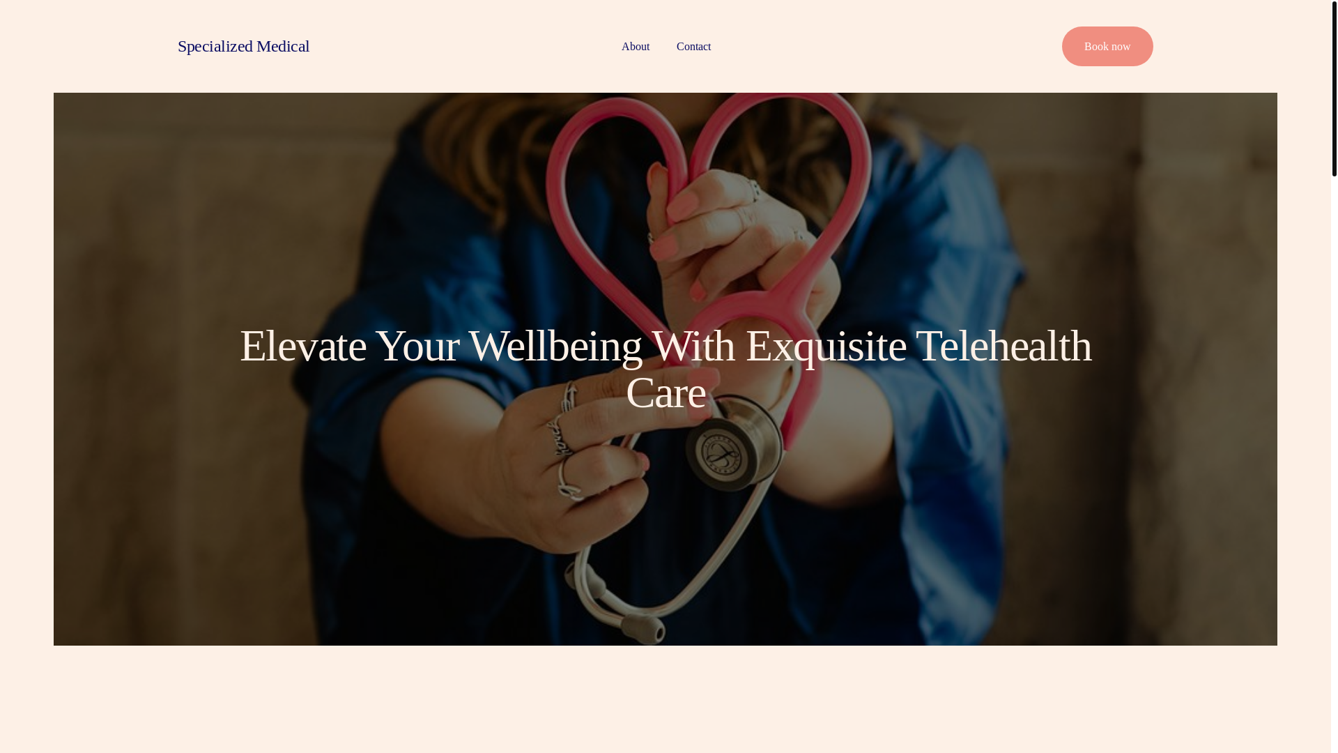 website screenshot of https://specialized-medhealth.com/
