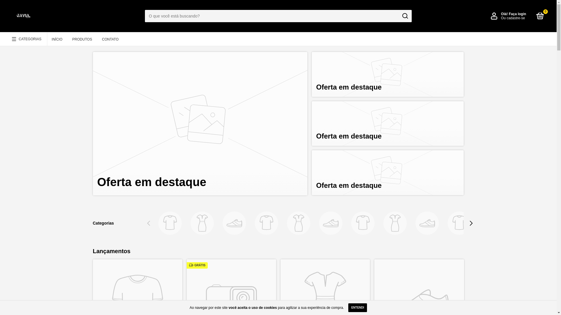 website screenshot of https://gaviaesporte.com.br/