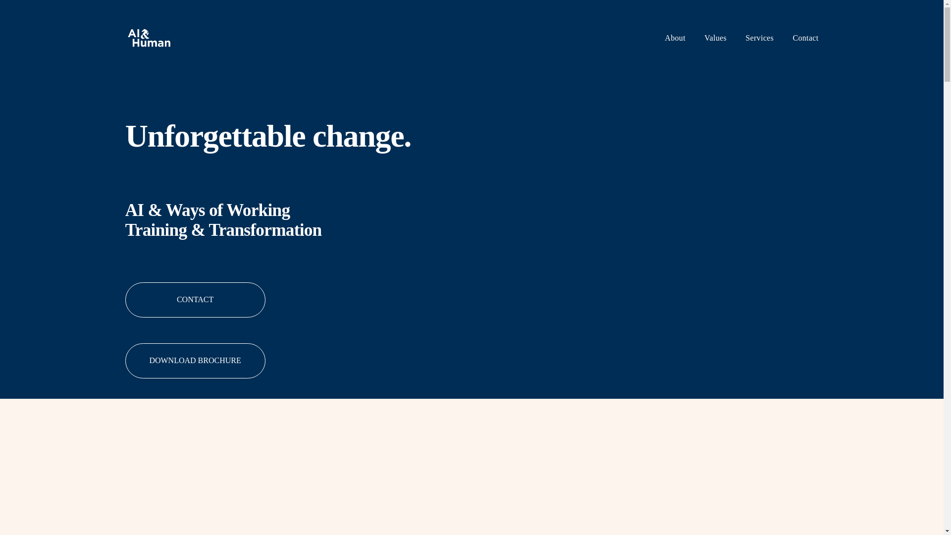 website screenshot of https://aiandh.com/