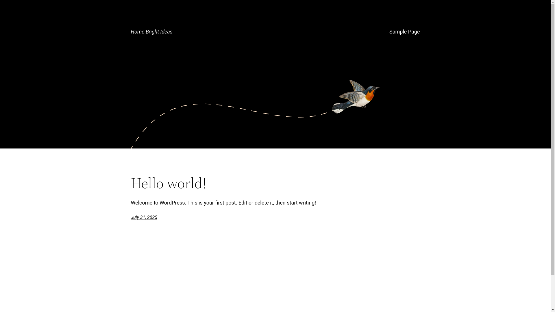 website screenshot of https://homebrightideas.com/