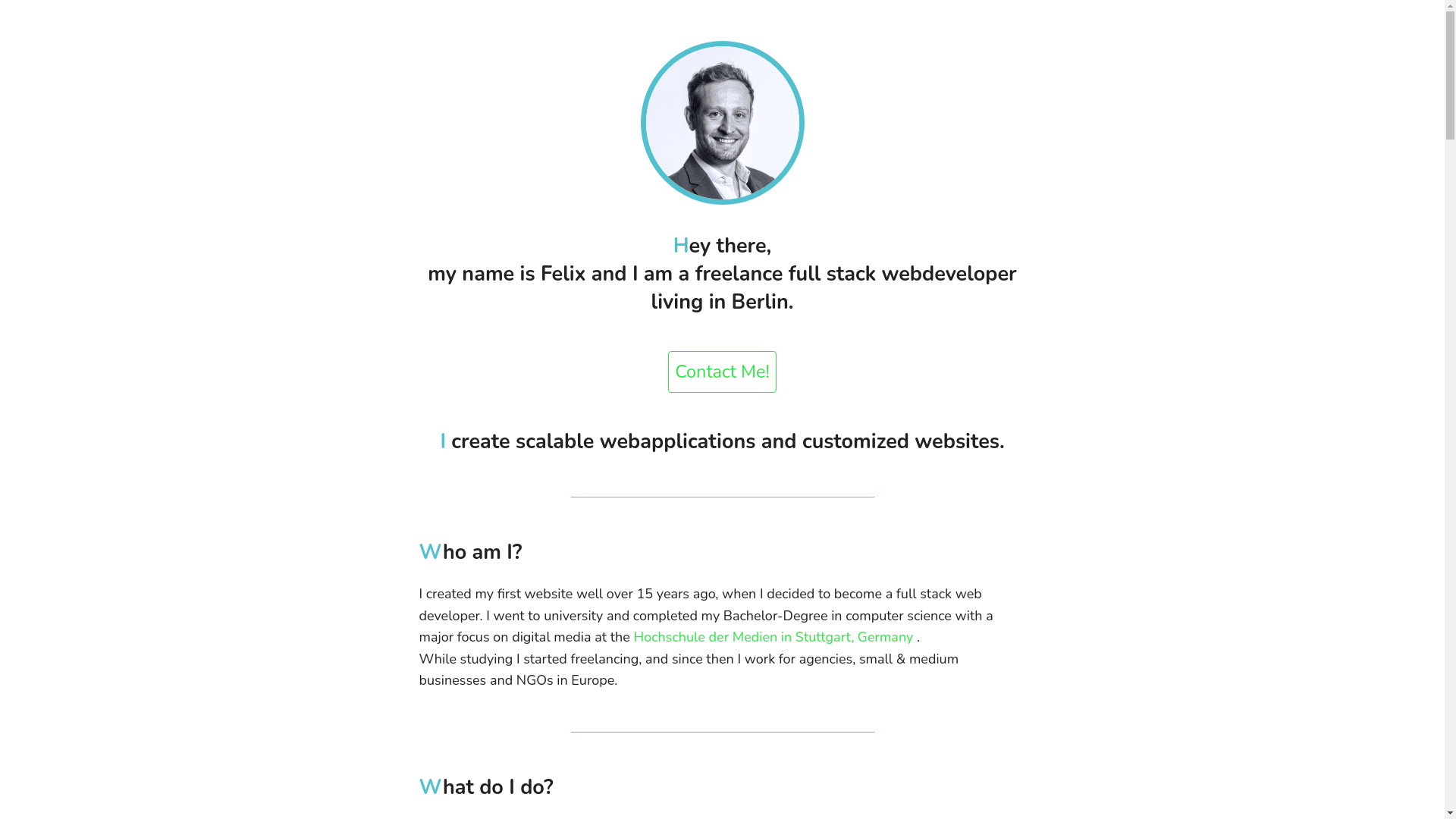 website screenshot of https://felixhagspiel-de.pages.dev/