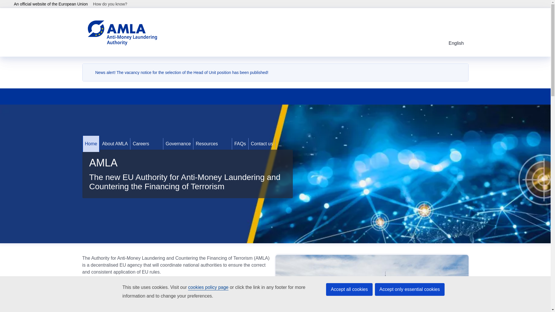 website screenshot of https://amlaeuropa.org/