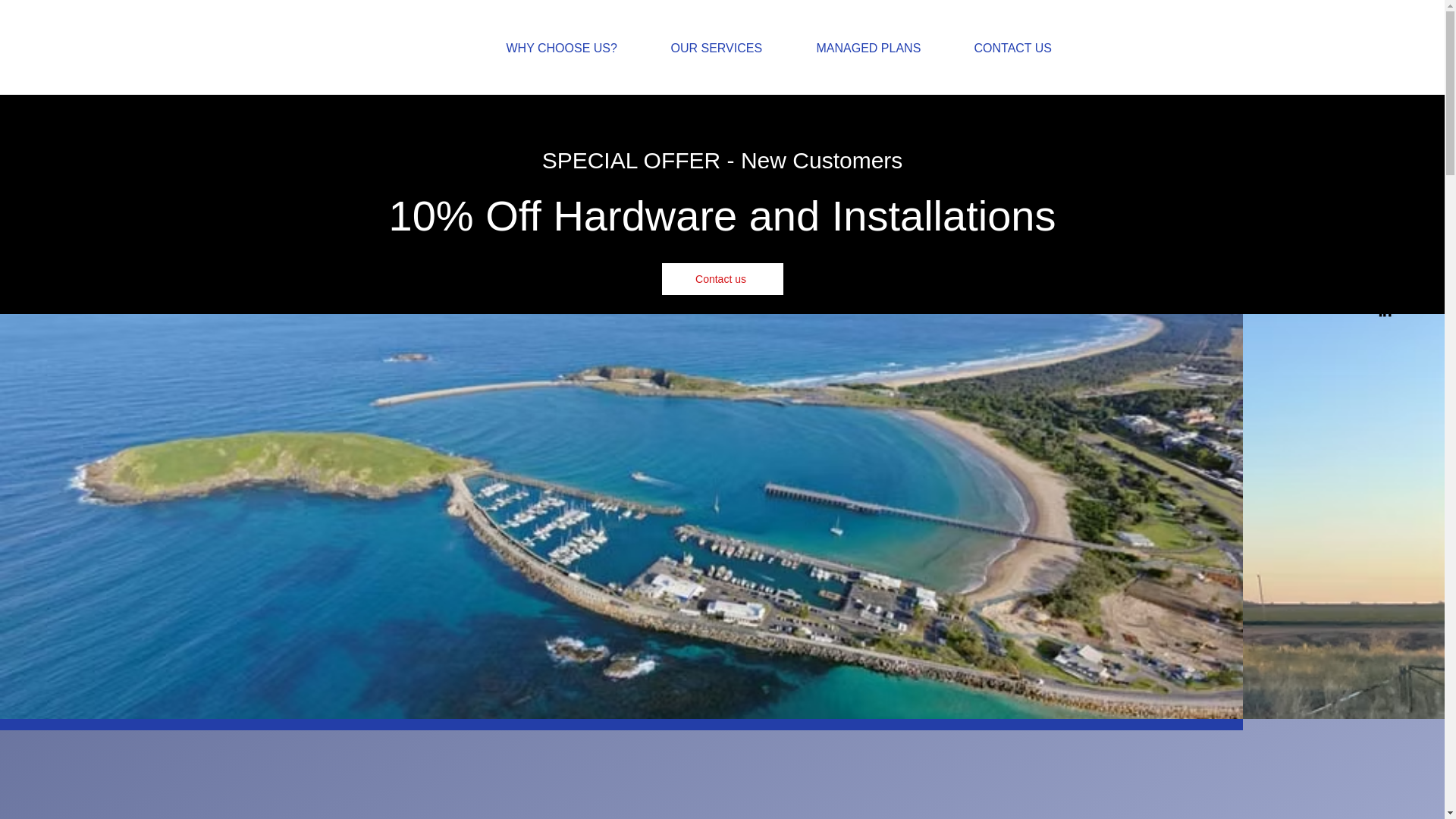 website screenshot of https://coffsantennas.com.au/