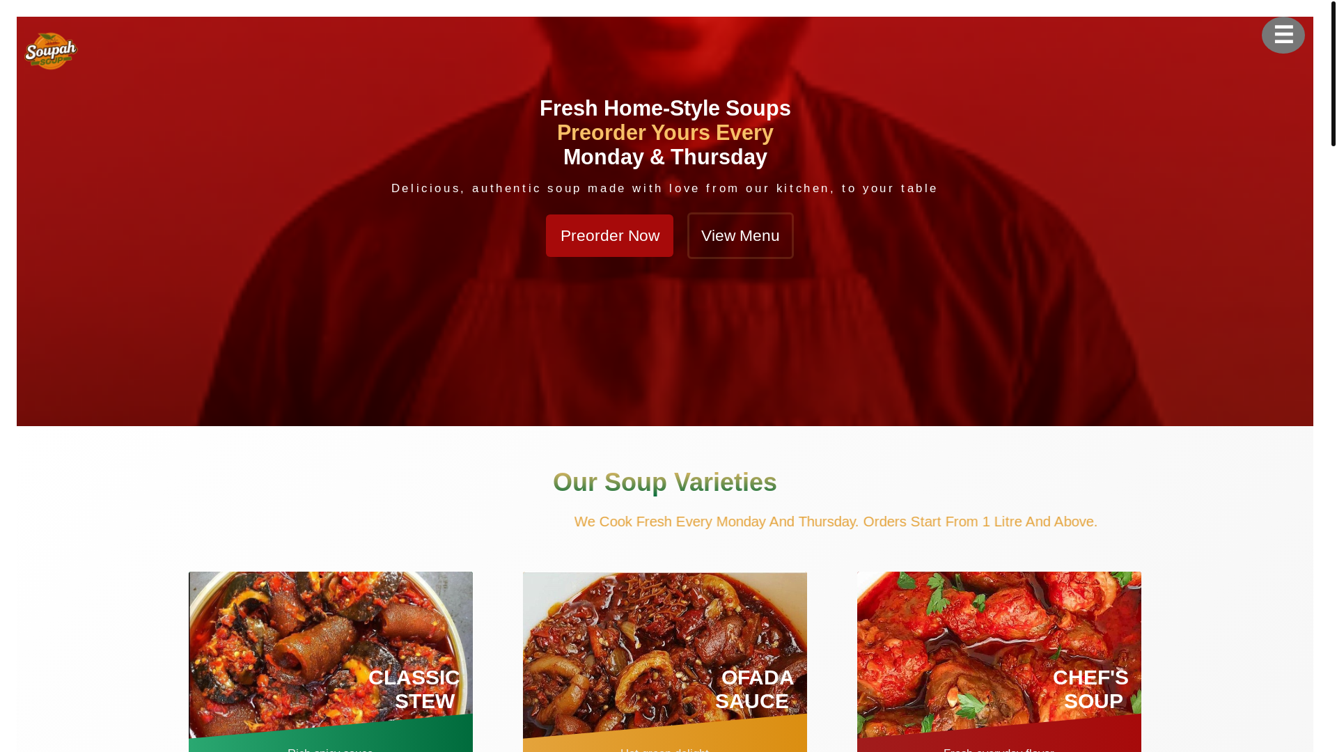 website screenshot of https://soupahsoup.com.ng/