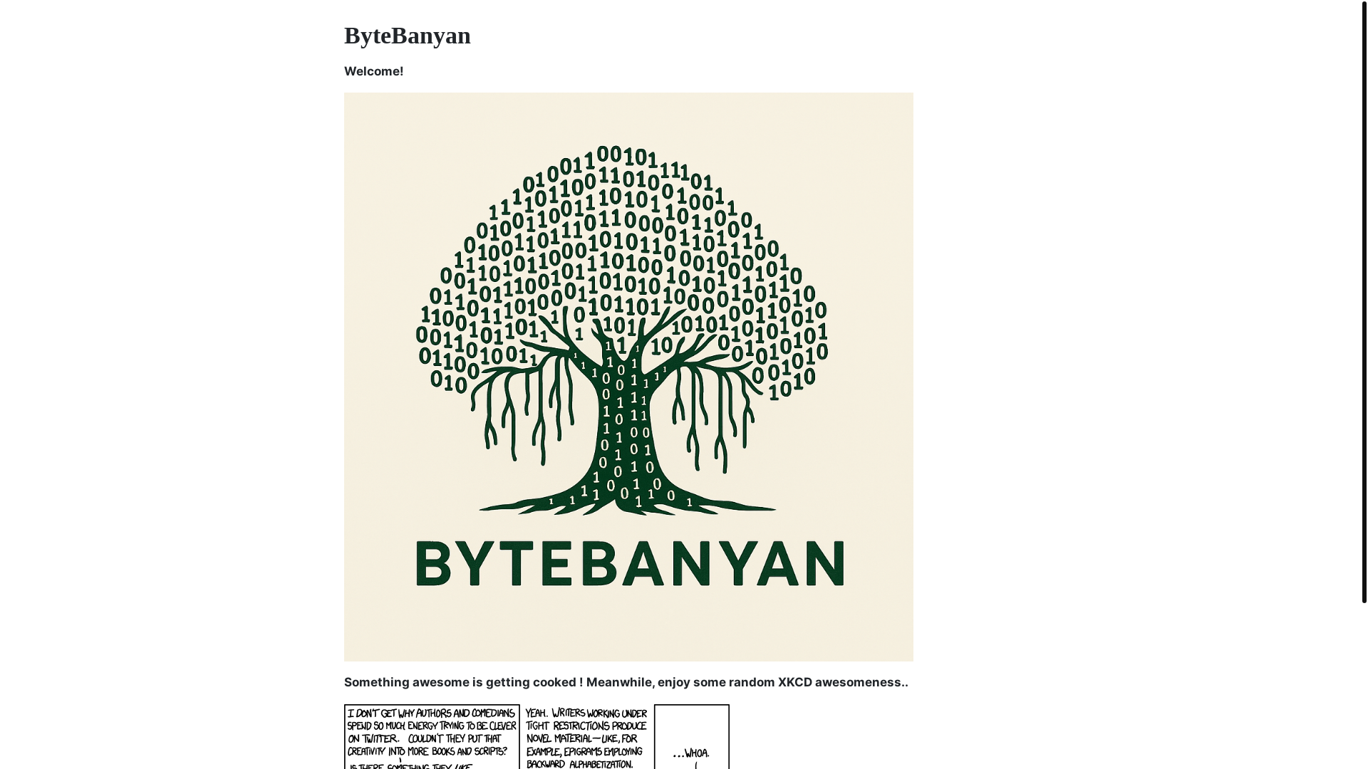 website screenshot of https://bytebanyan.pages.dev/