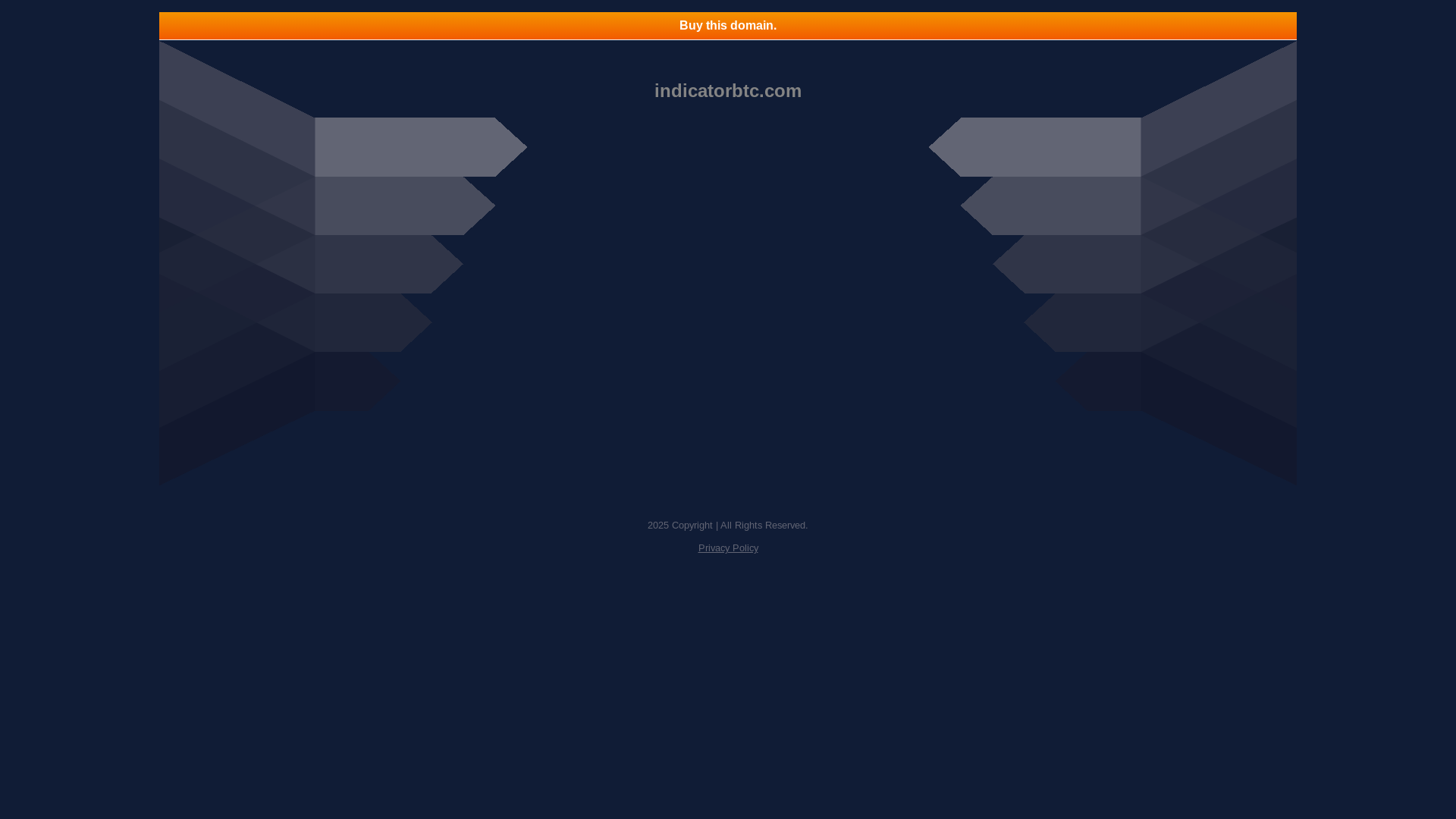 website screenshot of https://indicatorbtc.com/