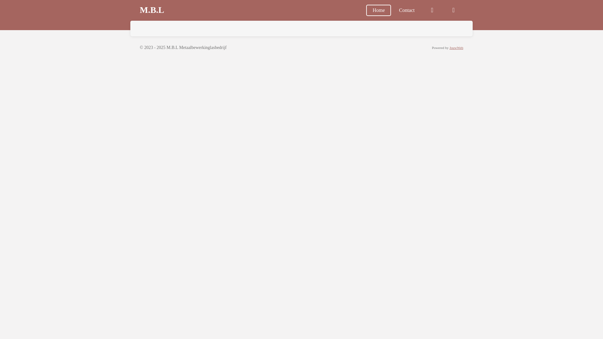 website screenshot of https://mblmetaalbewerkinglasbedrijf.nl/