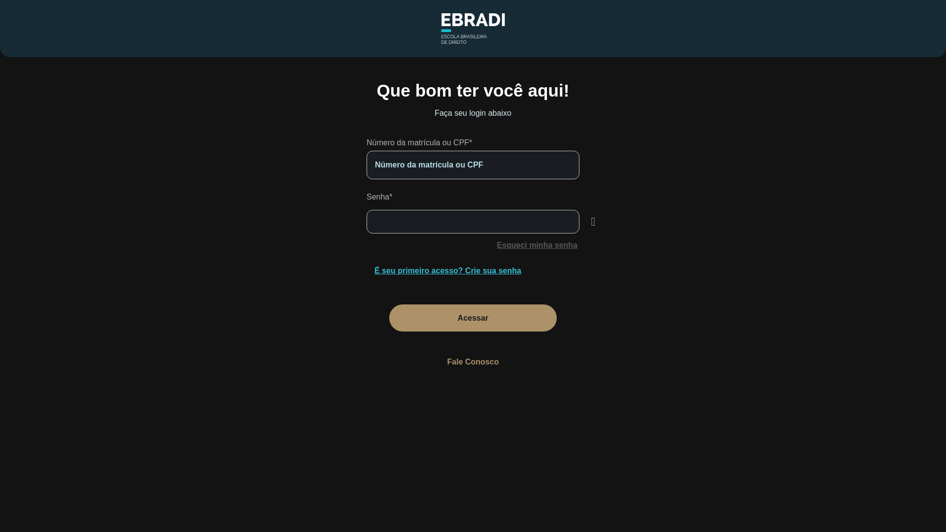 website screenshot of https://estudantesebradi.ead.br/