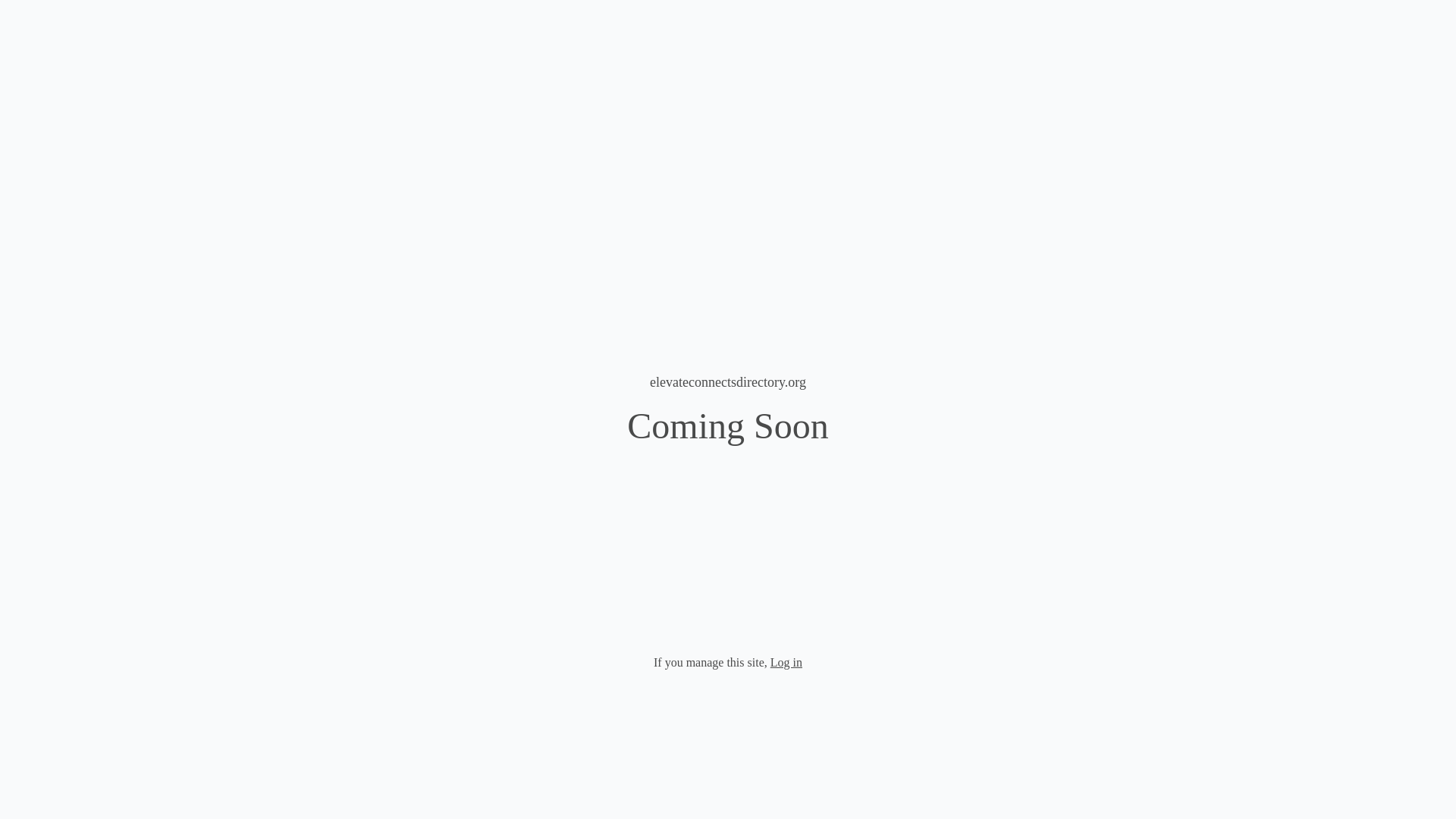 website screenshot of https://elevateconnectsdirectory.org/