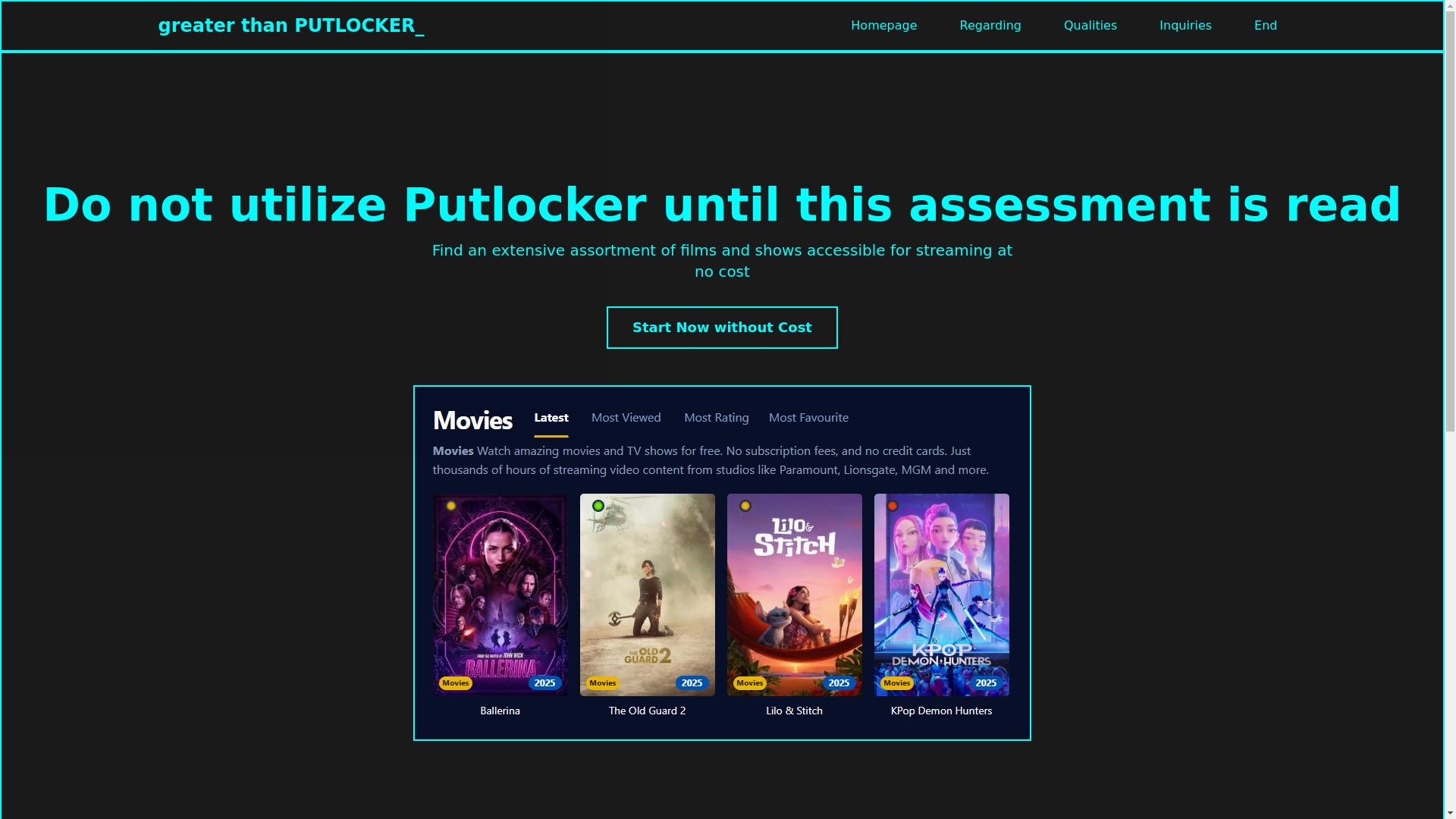 website screenshot of https://putlocker-6xns.pages.dev/