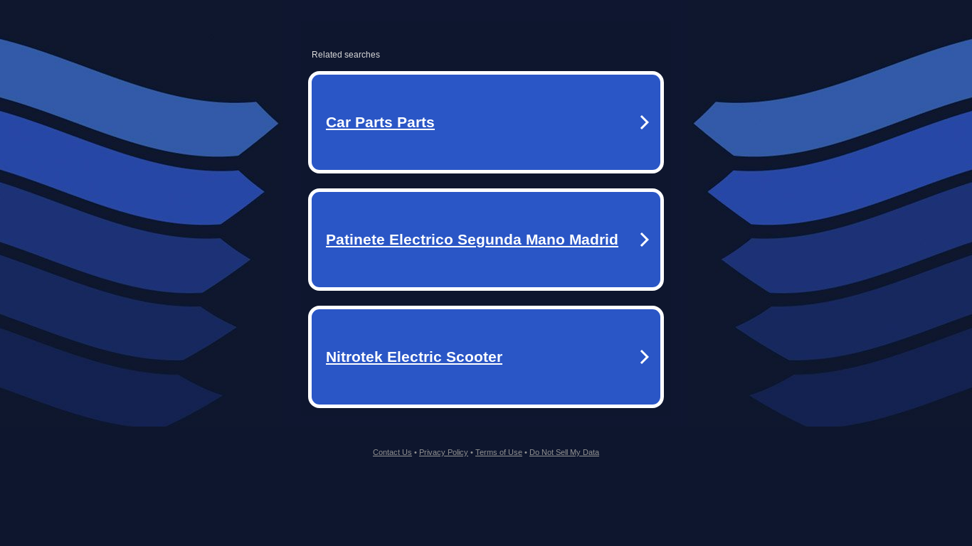 website screenshot of https://patinete-electrico.today/