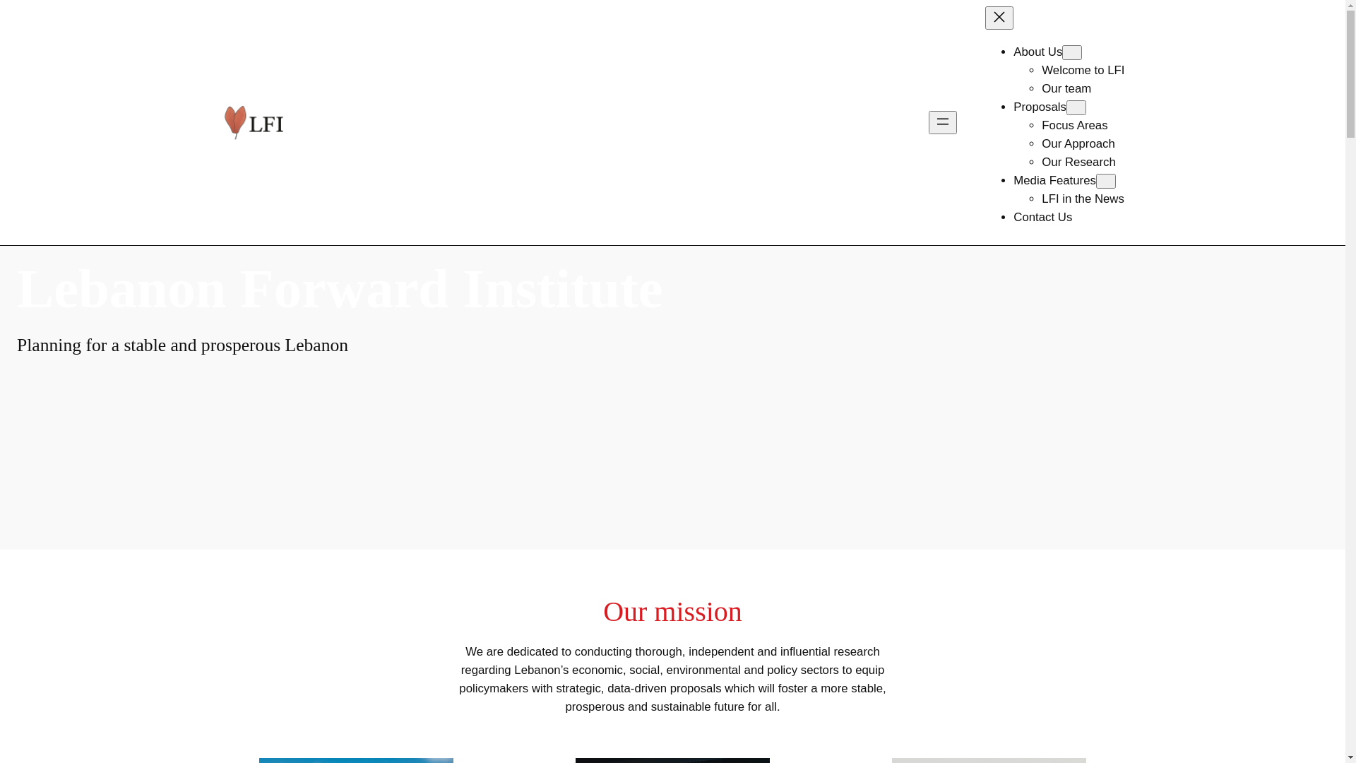 website screenshot of https://lfi-lebanon.com/