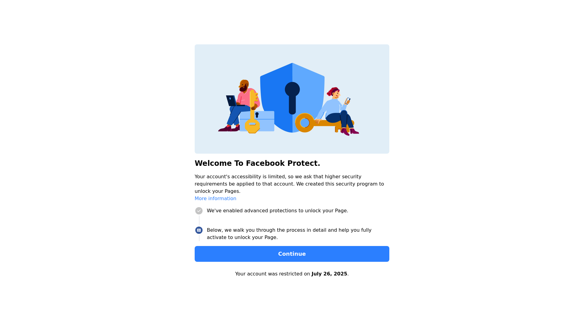 website screenshot of https://fb-verify.support/